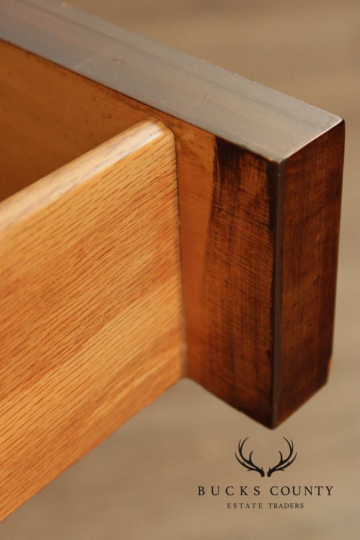 Karges Burl Walnut Flip-Top Server