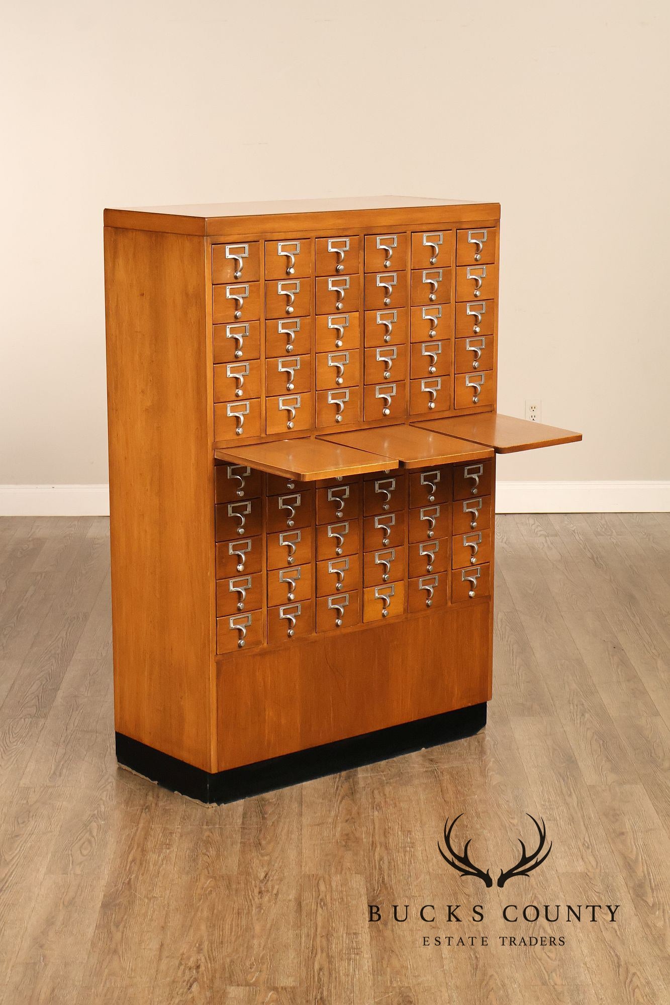 Mid Century 60-Drawer Library Card Catalog