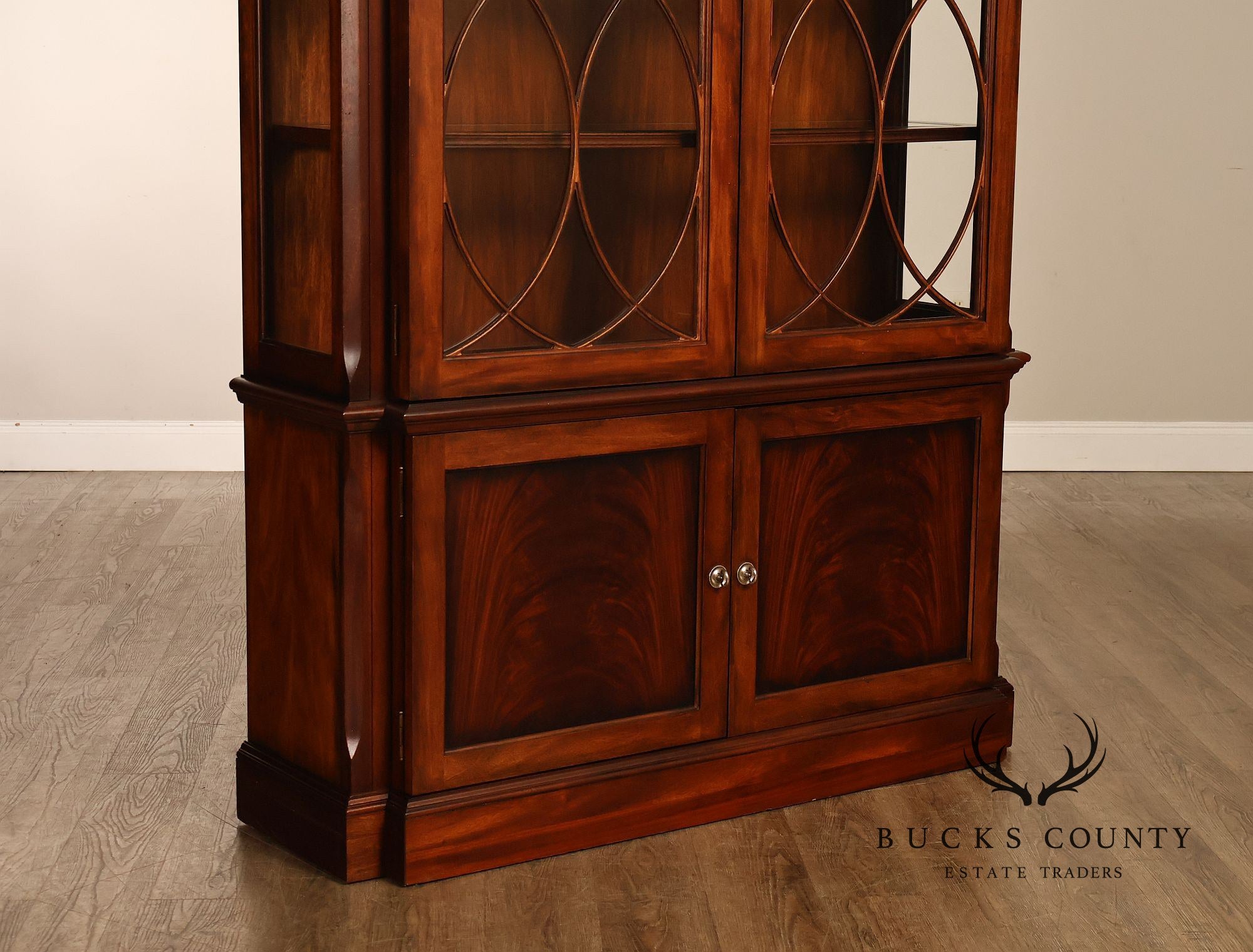 Ethan Allen Newport Collection Mahogany China Cabinet