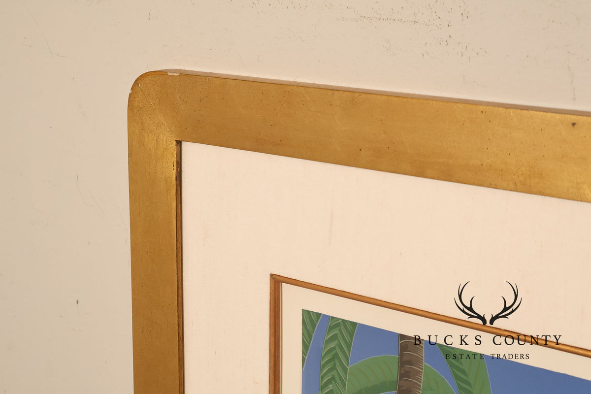 Thomas McKnight Limited Edition Lithograph, 'Crescent Bay'