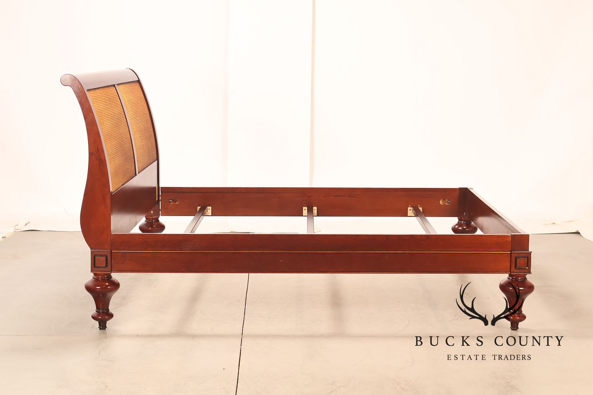 Grange Louis Philippe Style Cherry King Sleigh Bed