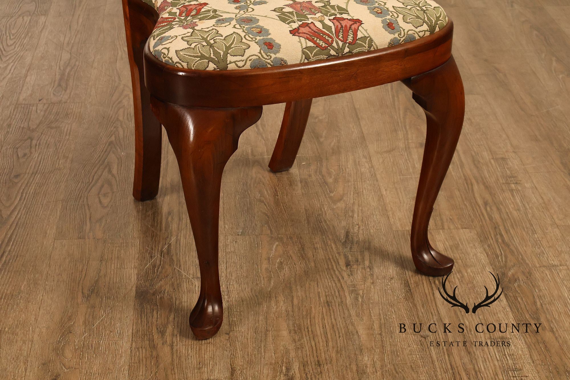 Saybolt Cleland Queen Anne Style Walnut Side Chair