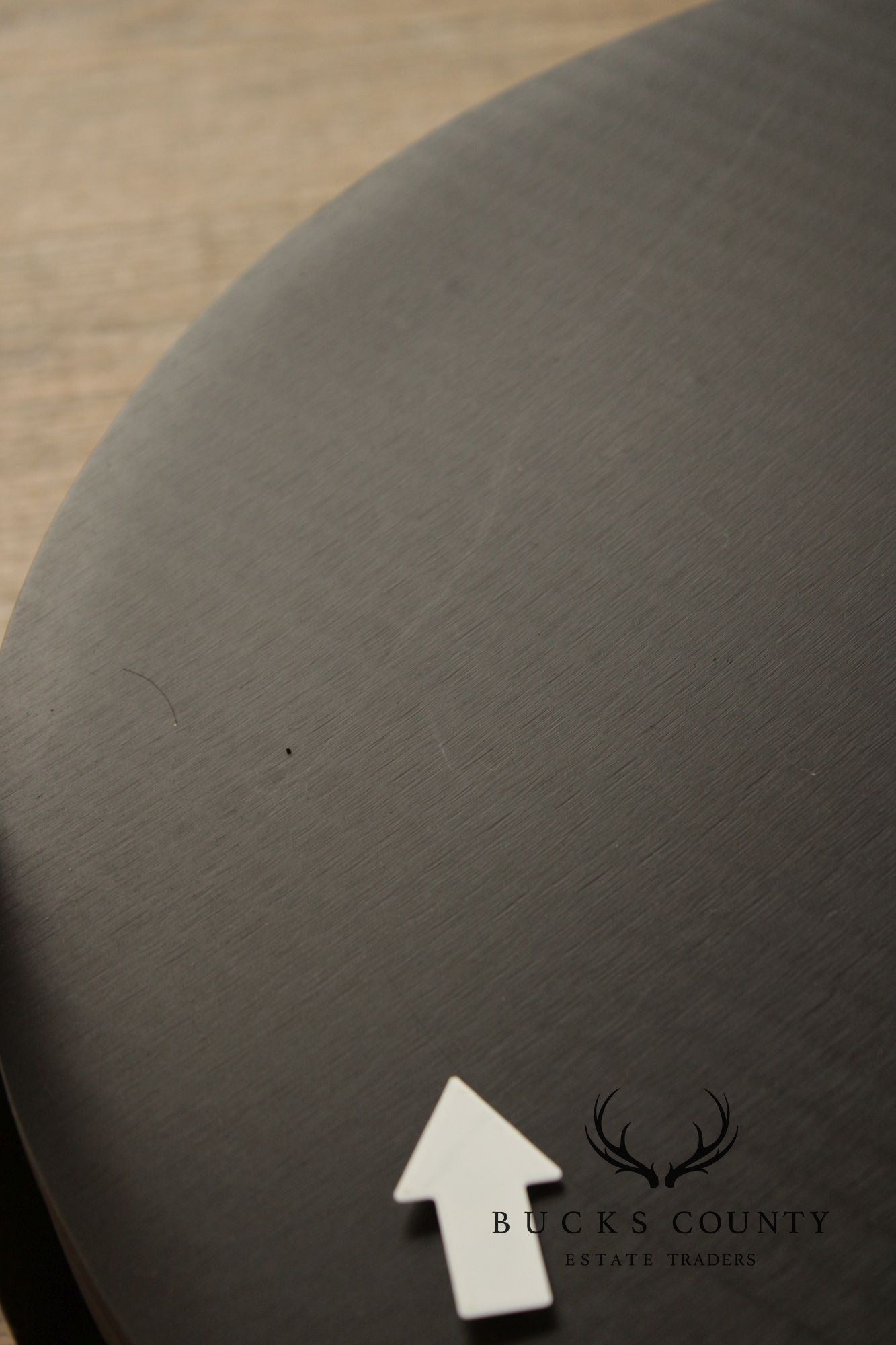 Crate & Barrel Modern Round Two-Tier End Table