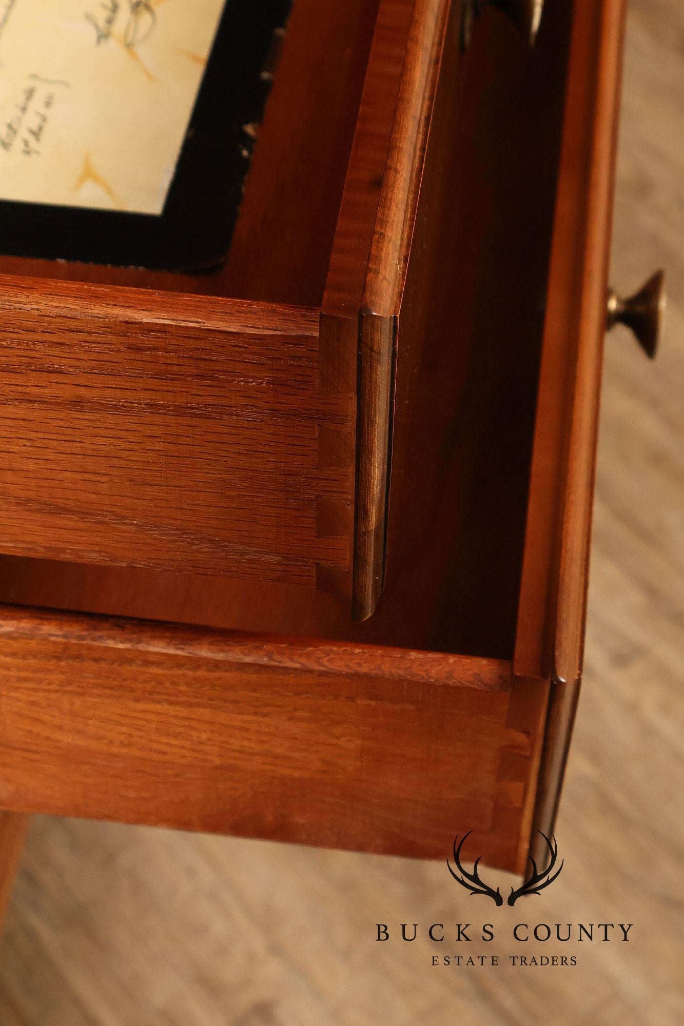 Hitchcock Two Piece Maple Step Back Hutch