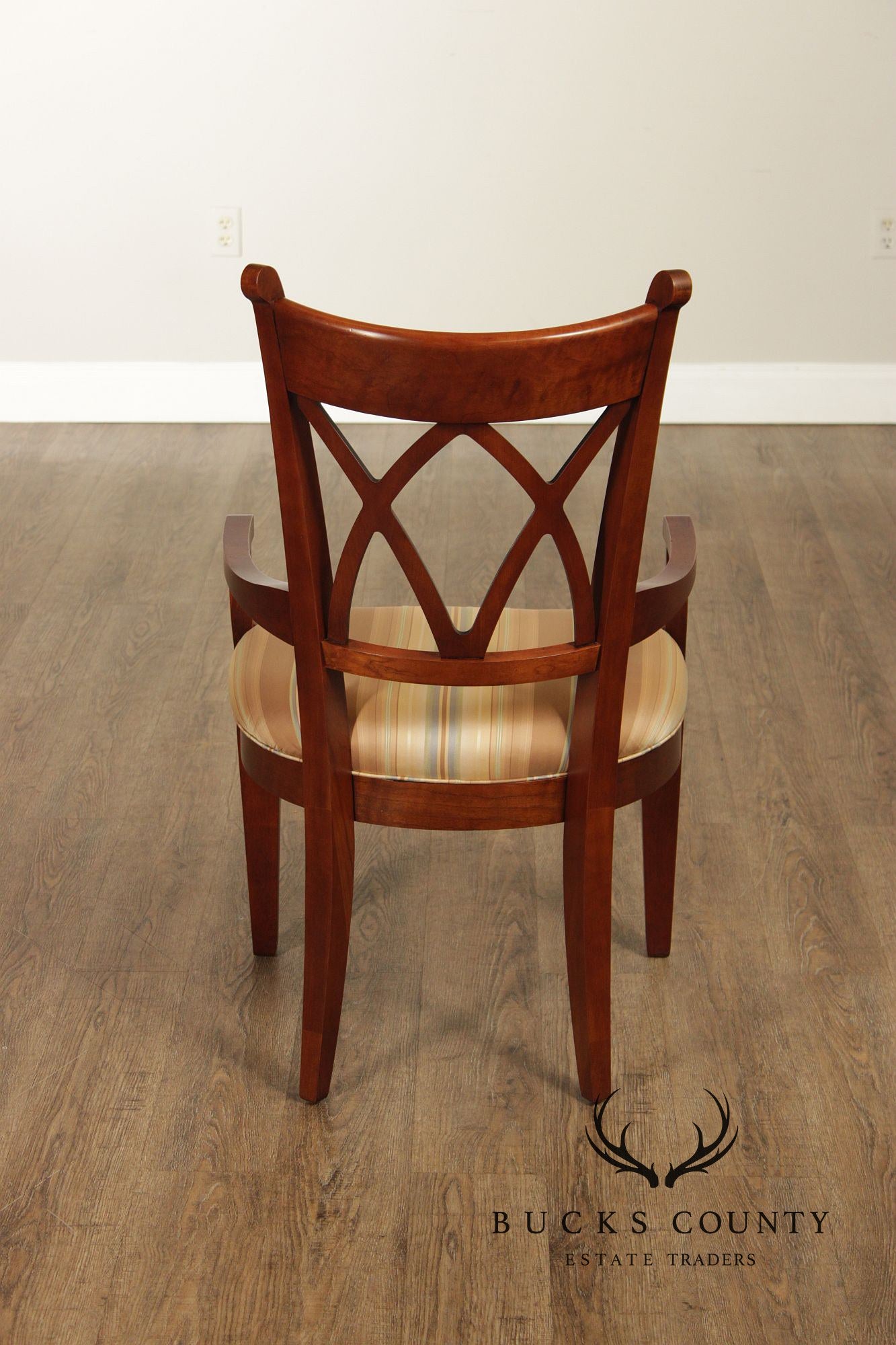 Harden Regency Style Set of Eight Cherry Dining Chairs