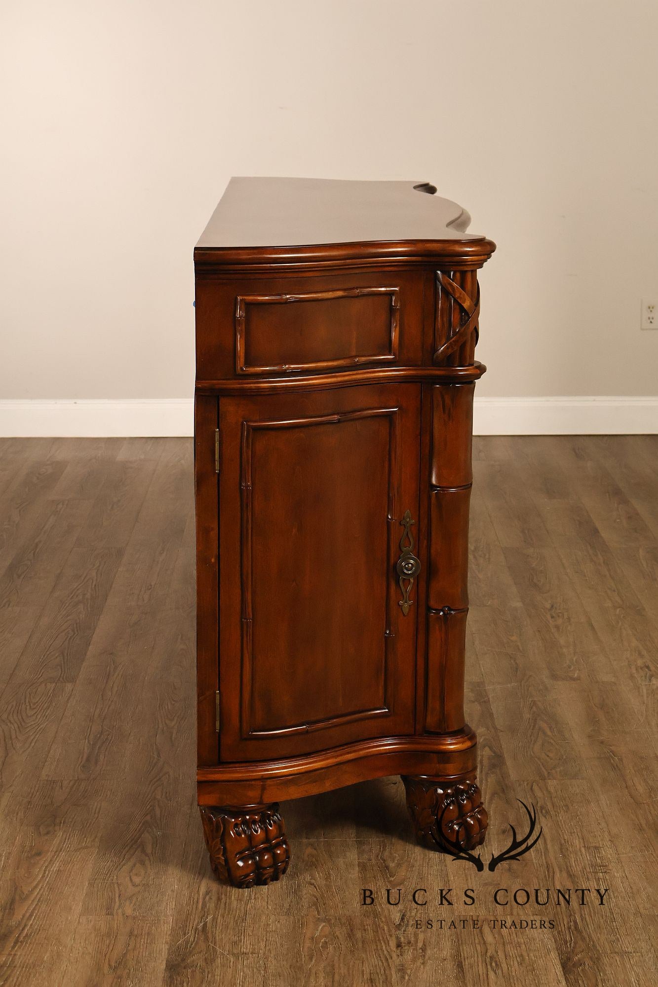 Serpentine Front Dresser Chest of Drawers