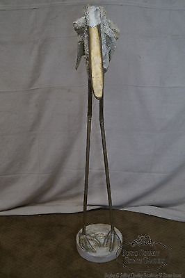 Mid Century Hollywood Regency Large Standing Pelican Statue