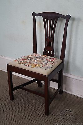 Berwyn Furniture 18th Century Style Mahogany Chippendale Side Chair