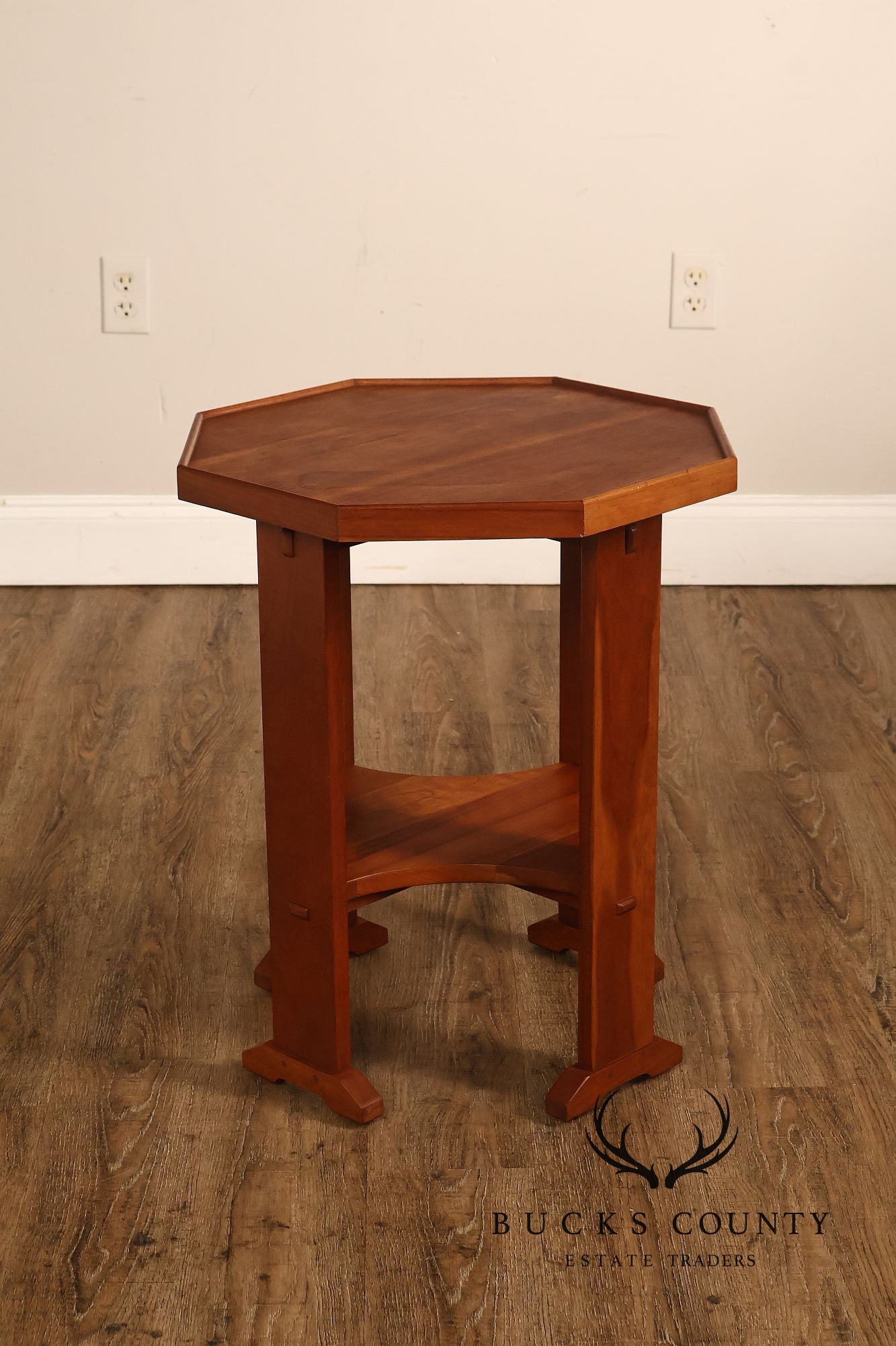 Stickley Mission Collection Cherry Octagonal Side Table