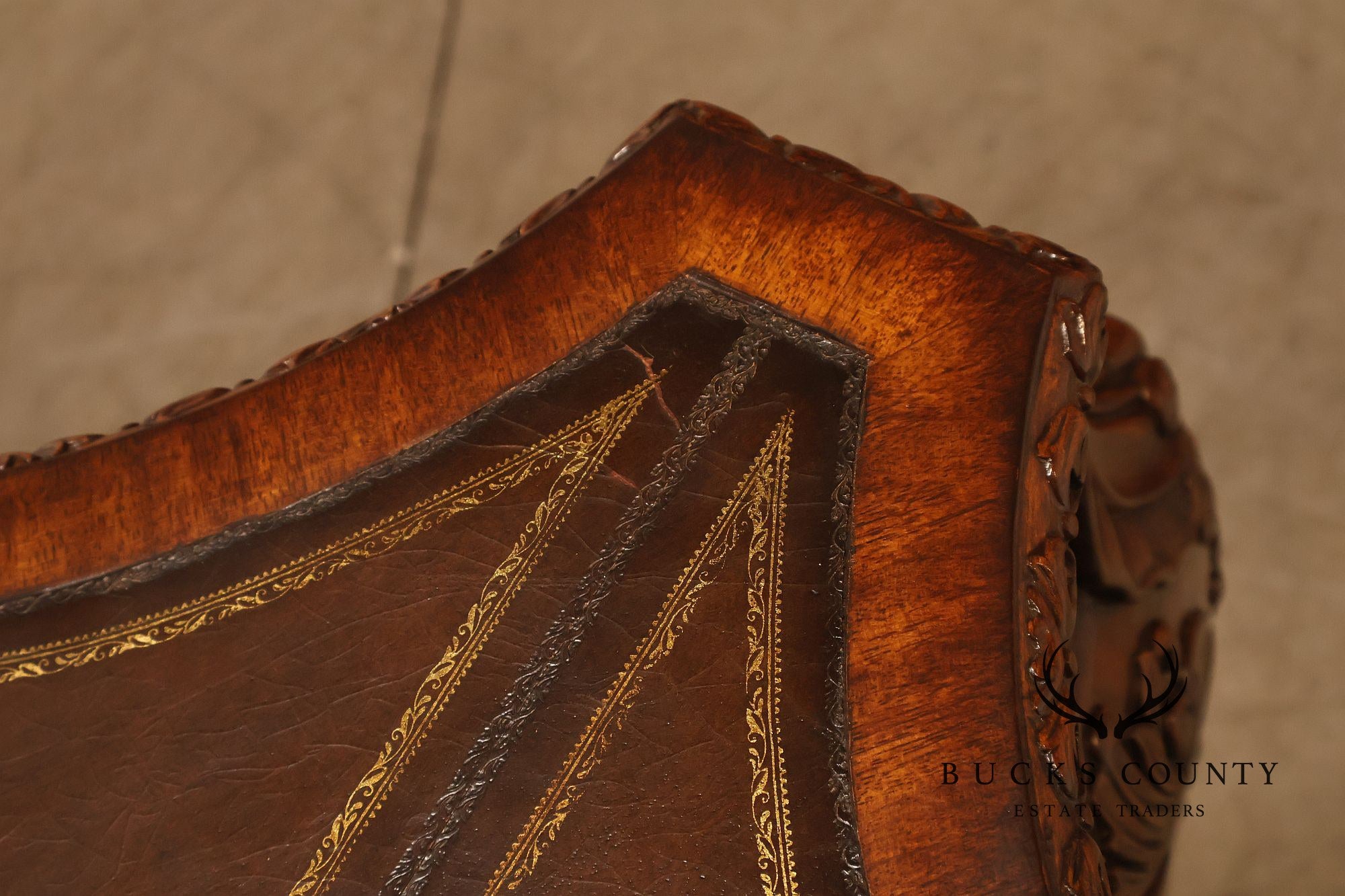 Lloyd Buxton Leather Top Four Drawer Gaming Table With Backgammon And Chess Board