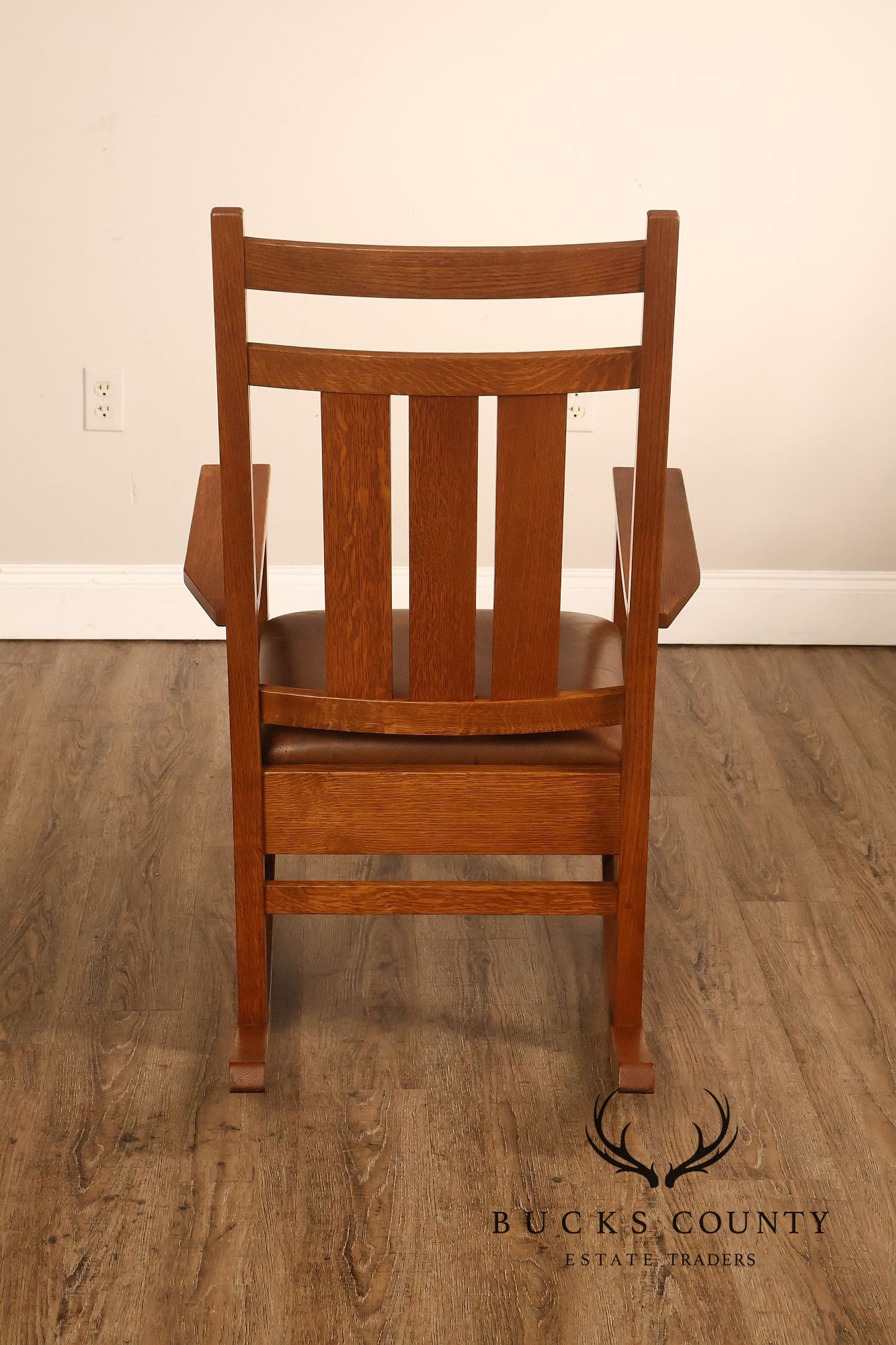 Stickley Mission Collection Harvey Ellis Oak Rocking Chair