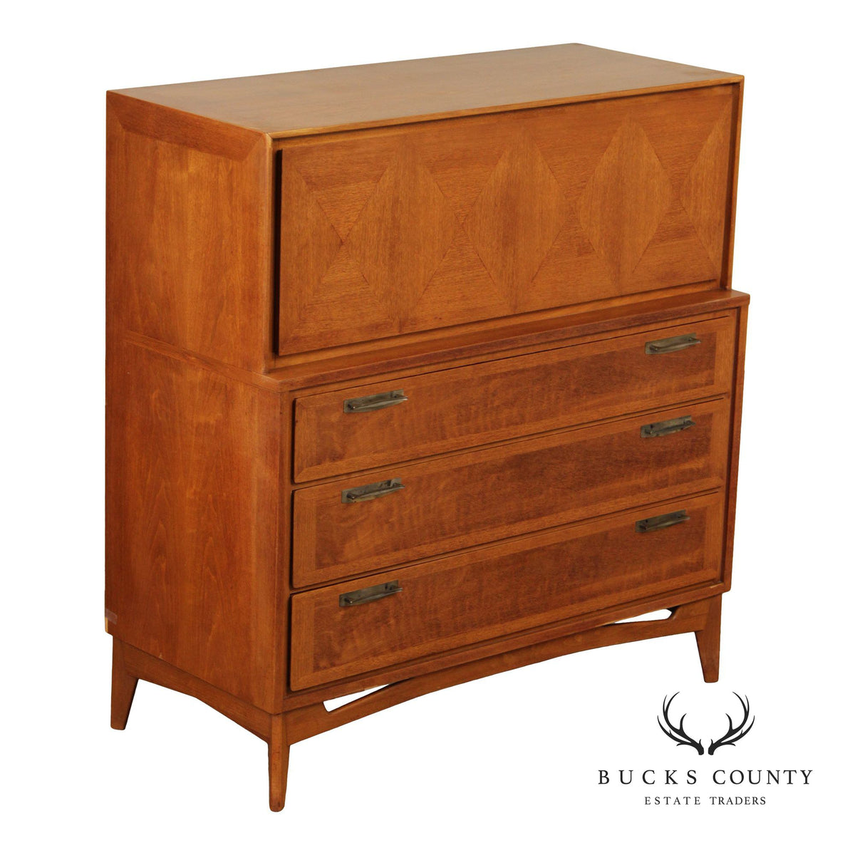 Red Lion Furniture Company Mid-Century Modern Tall Chest