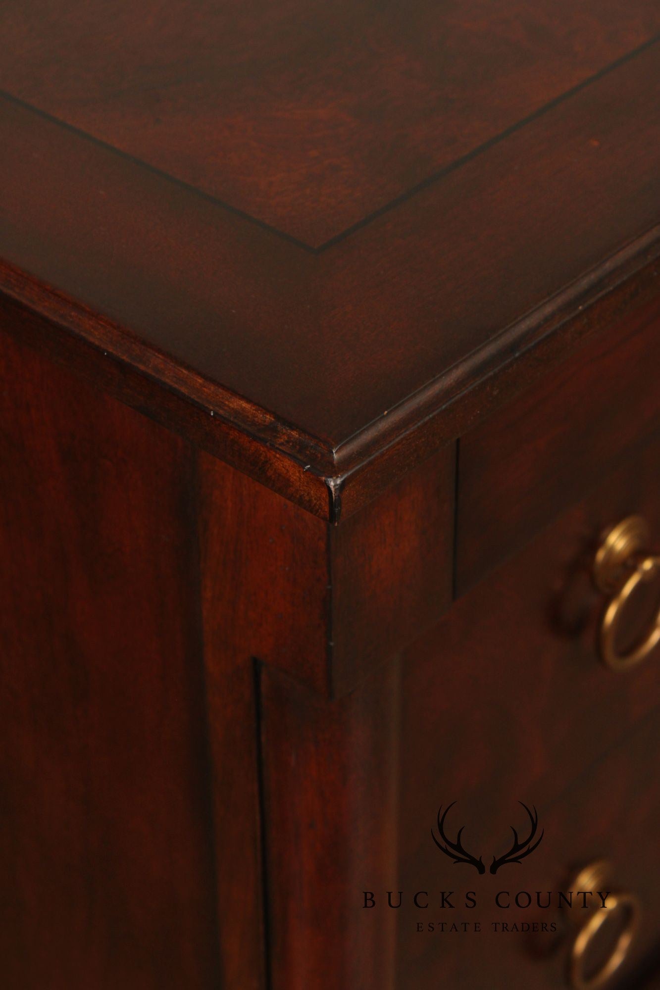 Bernhardt Empire Style Burlwood Chest of Drawers