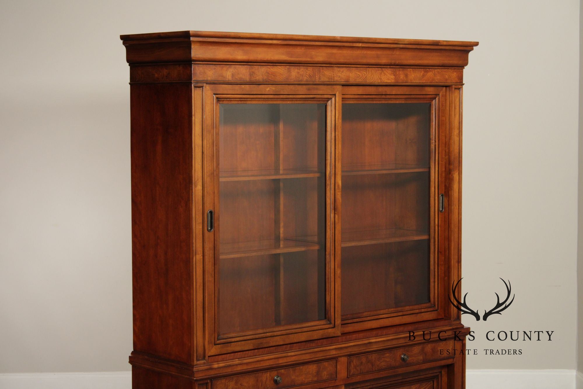 Ethan Allen 'Townhouse' Burlwood Bookcase