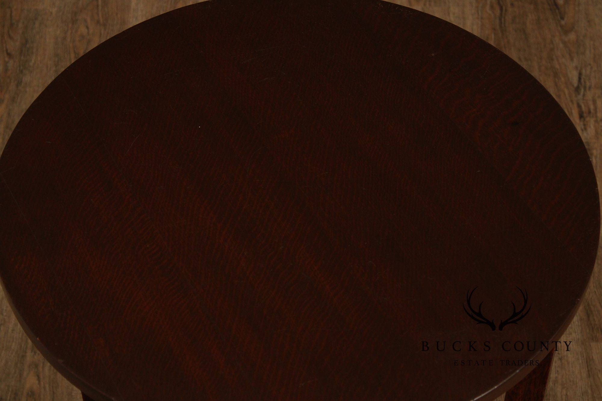 Antique Stickley Brothers Mission Oak 24 Inch Lamp Table