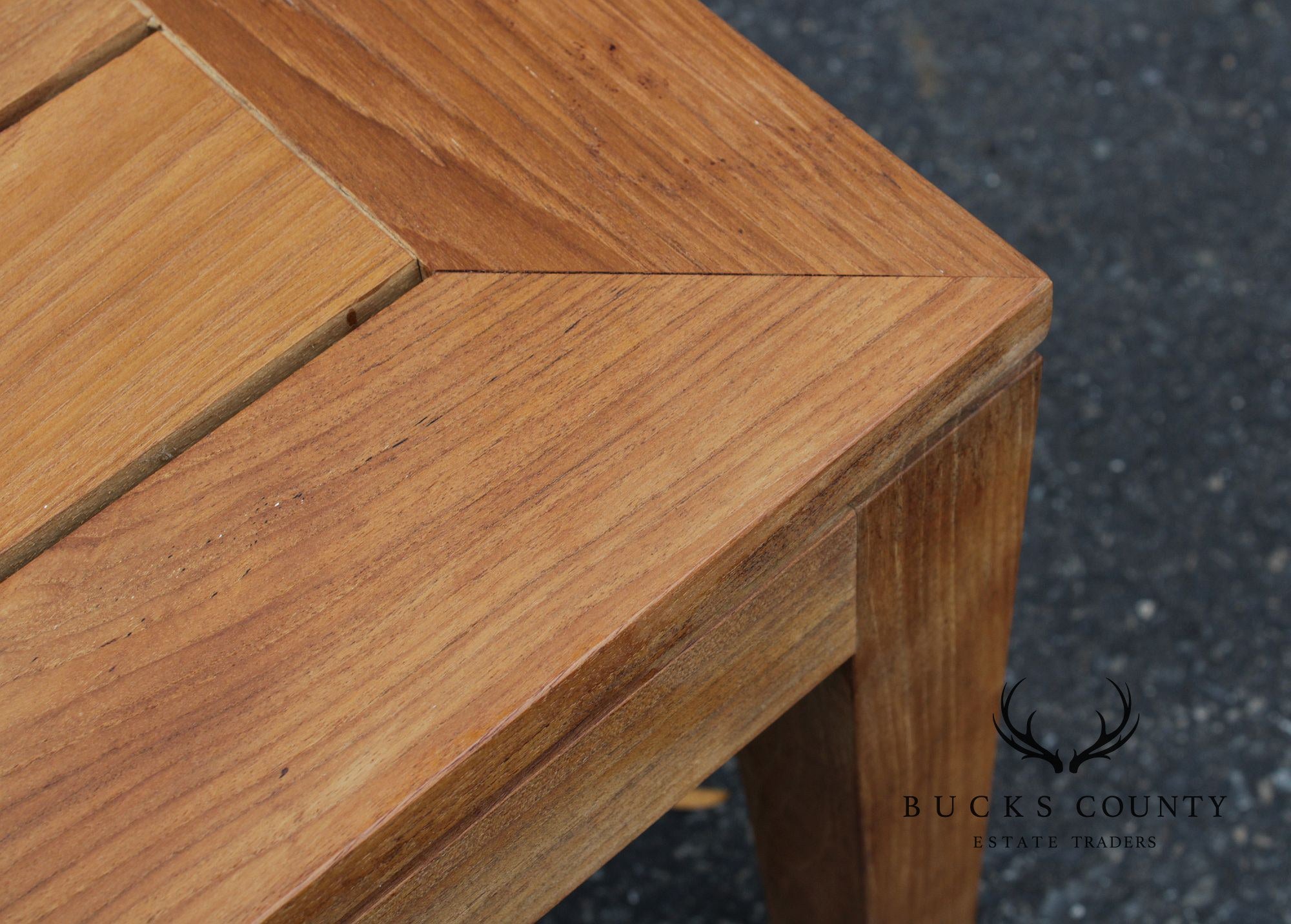 Crate & Barrel Outdoor Teak Bench