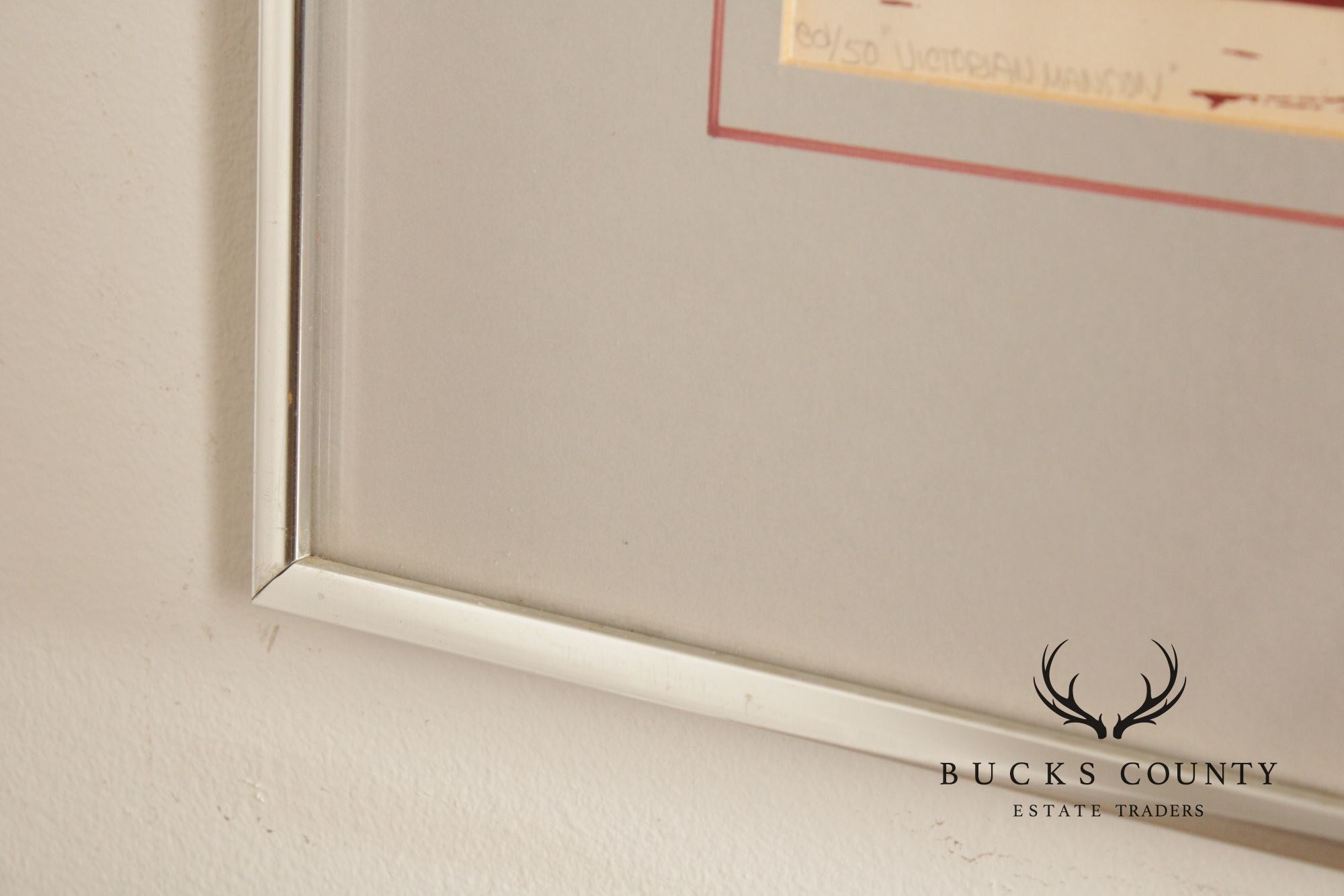 Shelley Simon Framed Linocut, Historic Cape May Douglas Gregory House