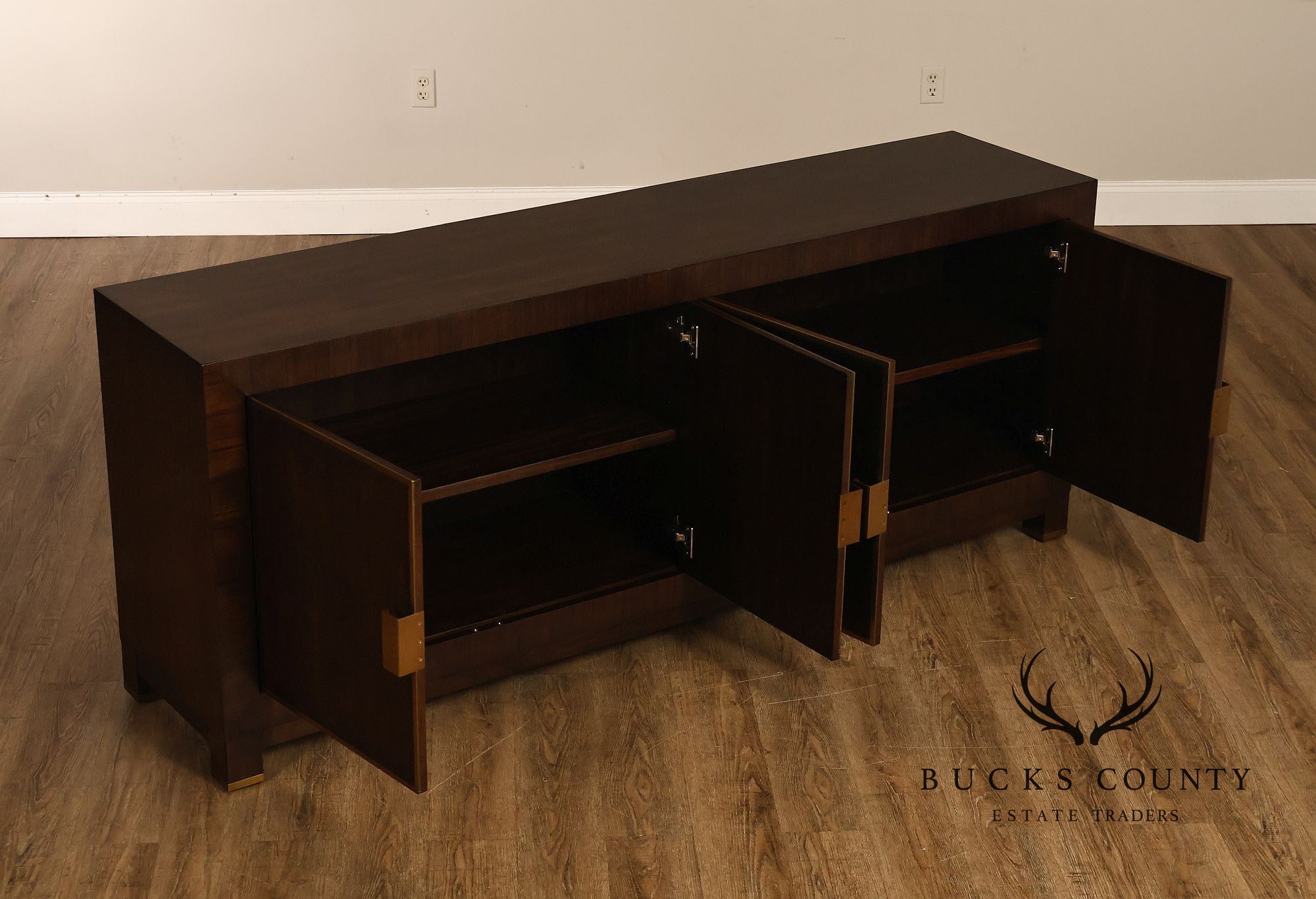 Restoration Hardware Contemporary Four-Door Credenza or Sideboard