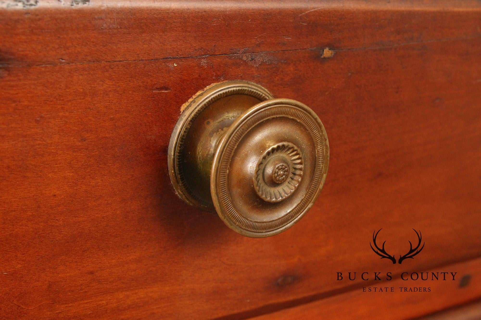 Antique Country Pine Server and Hutch