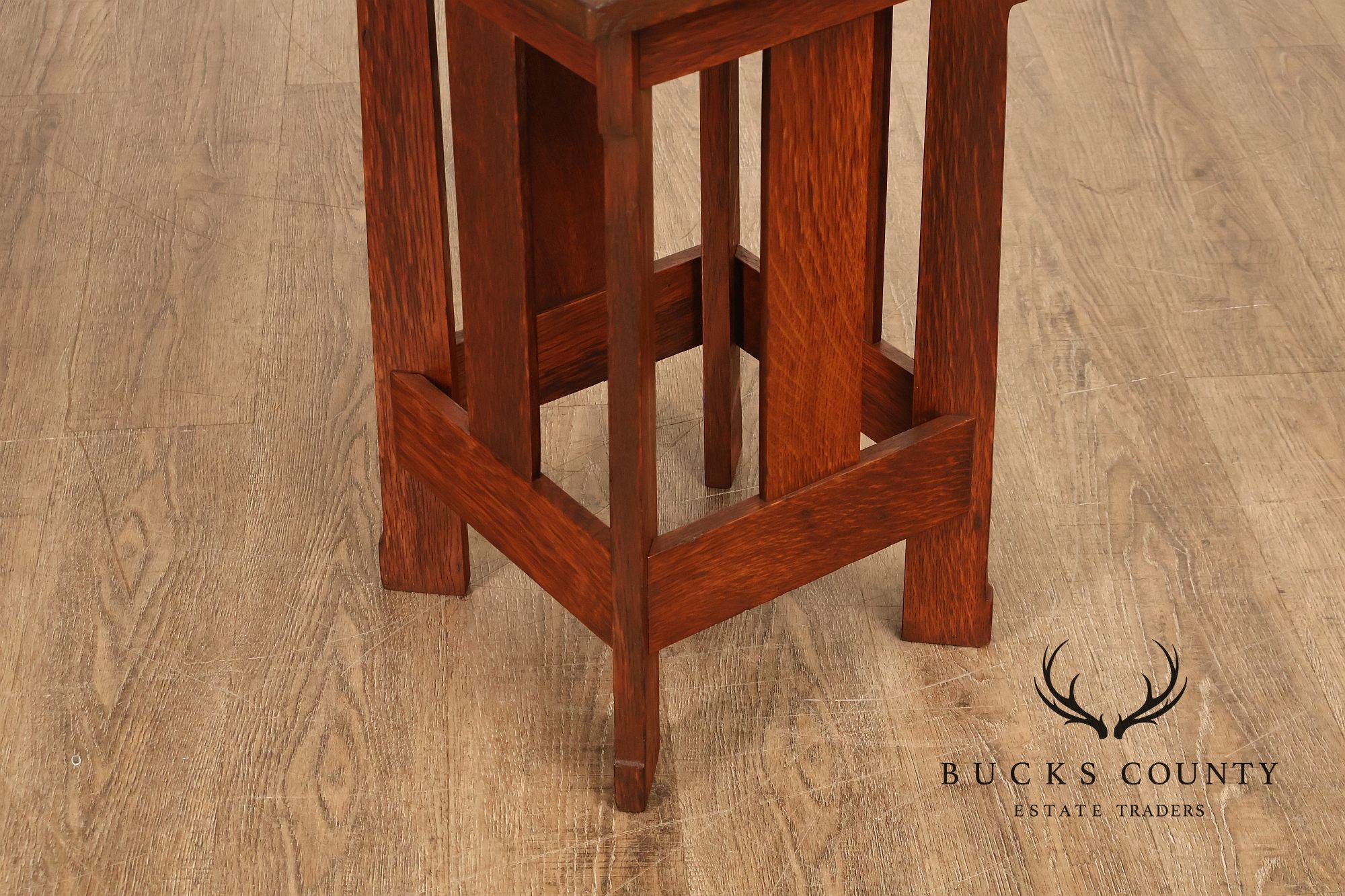 Stickley Brothers Antique Mission Oak Tabouret