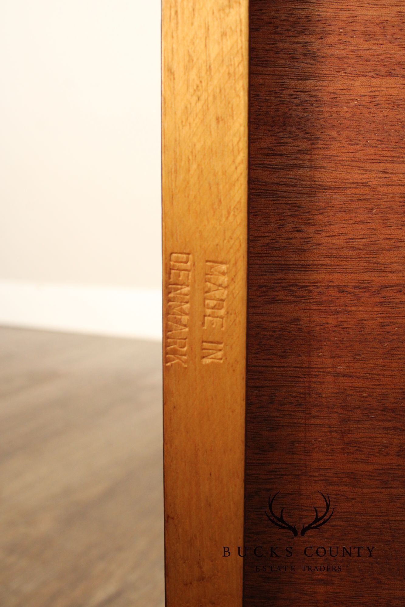 Danish Furniture Makers Control Pair of Walnut Nightstands