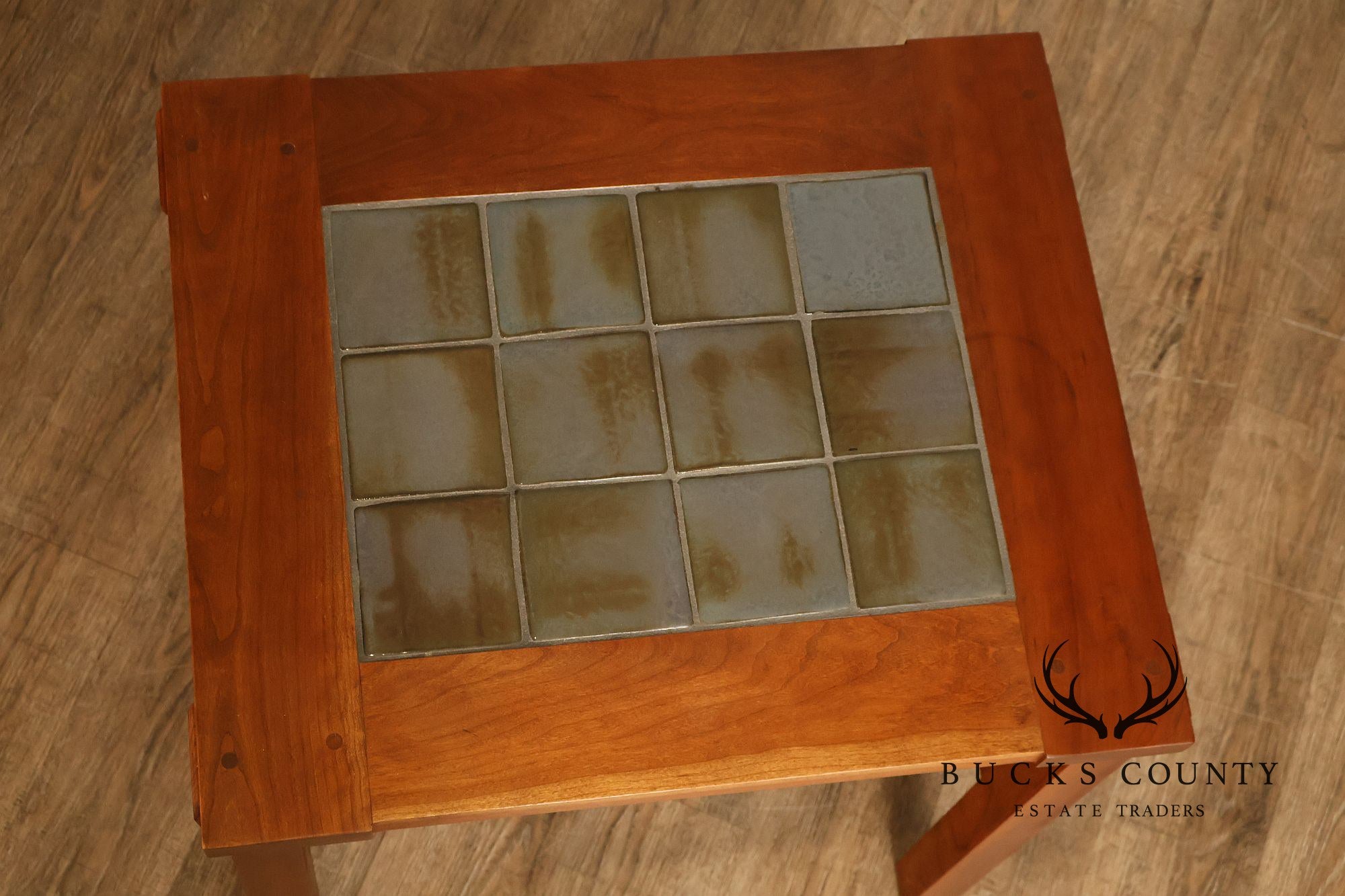 Stickley Mission Collection Tile Top Cherry End Table