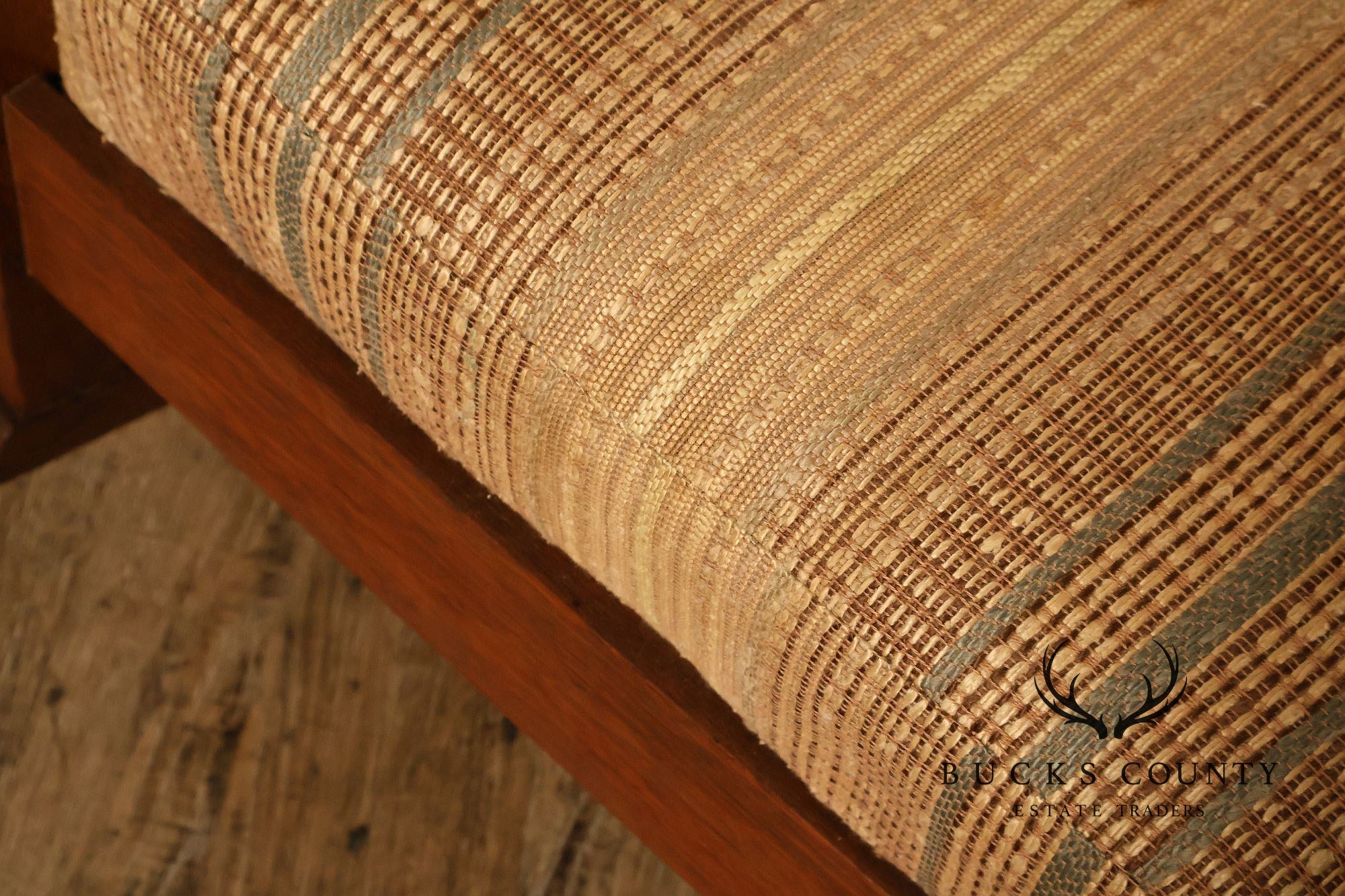 Antique Lifetime Arts And Crafts Oak Rocking Chair