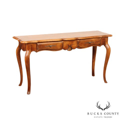 Ethan Allen 'Country French' Two-Drawer Console Table