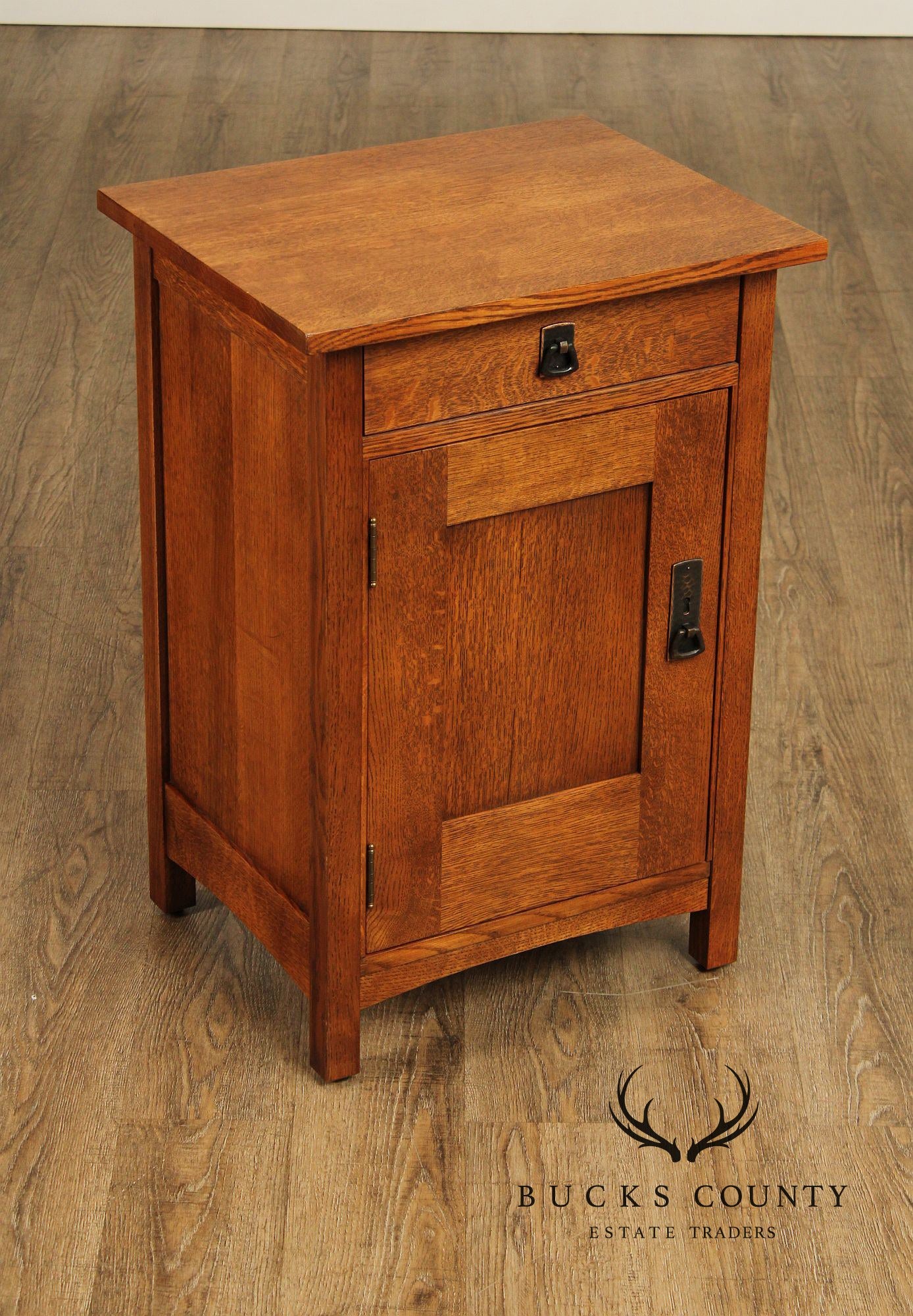 Stickley Mission Collection Oak Nightstand Cabinet