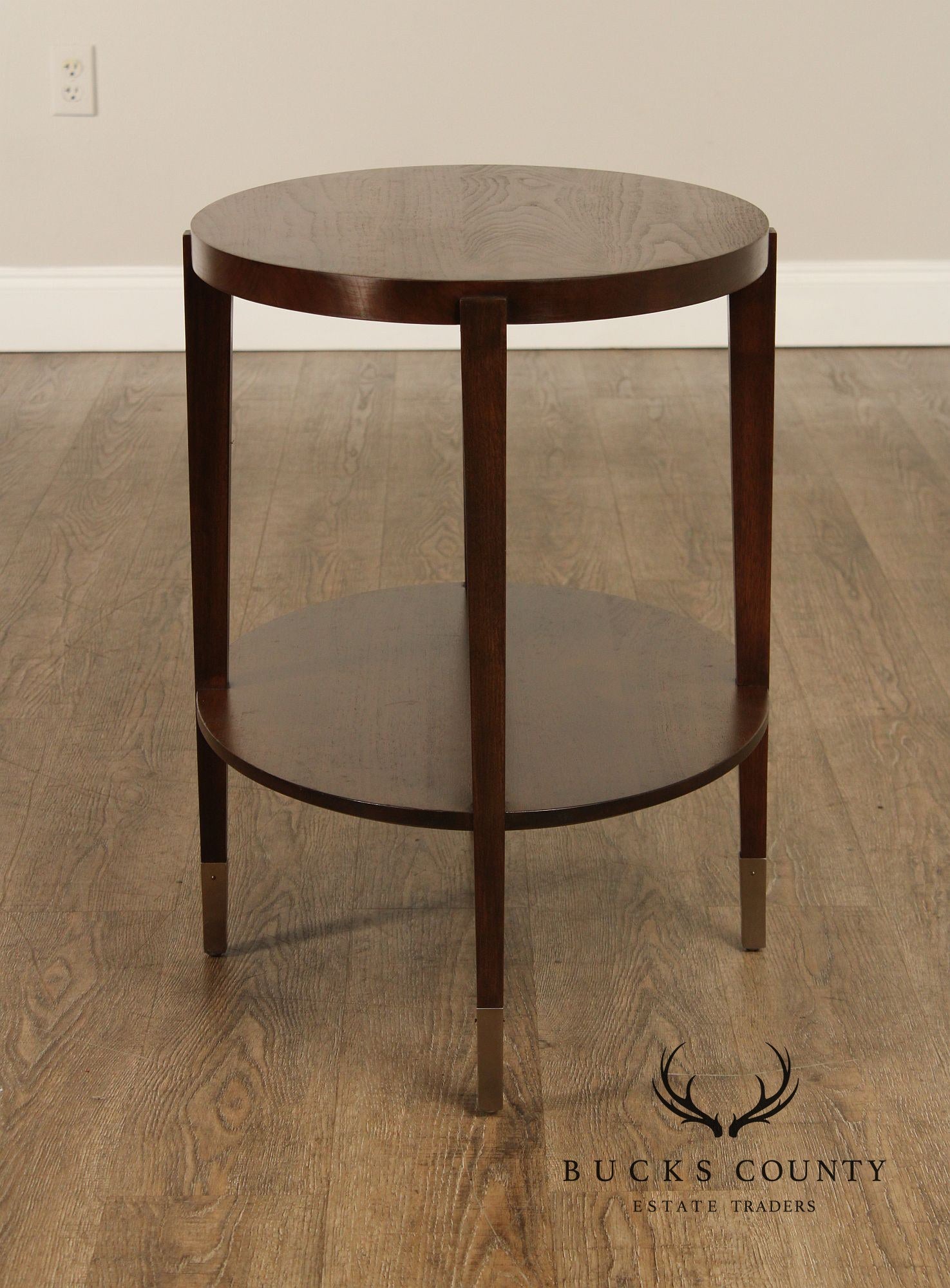 Studio by Stickley 'Brower' Oval Walnut End Table