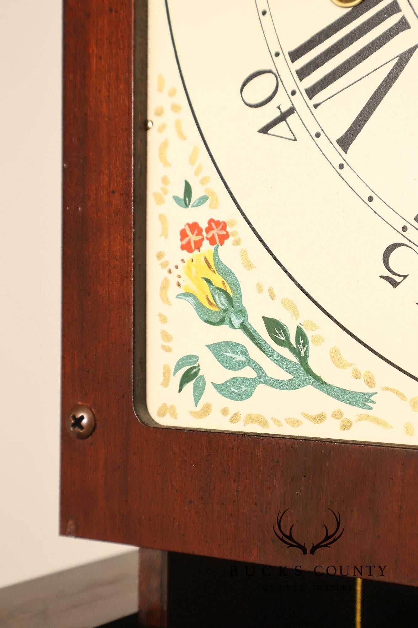 Sligh John Goddard Cherry Newport Tall Cased Grandfather Clock