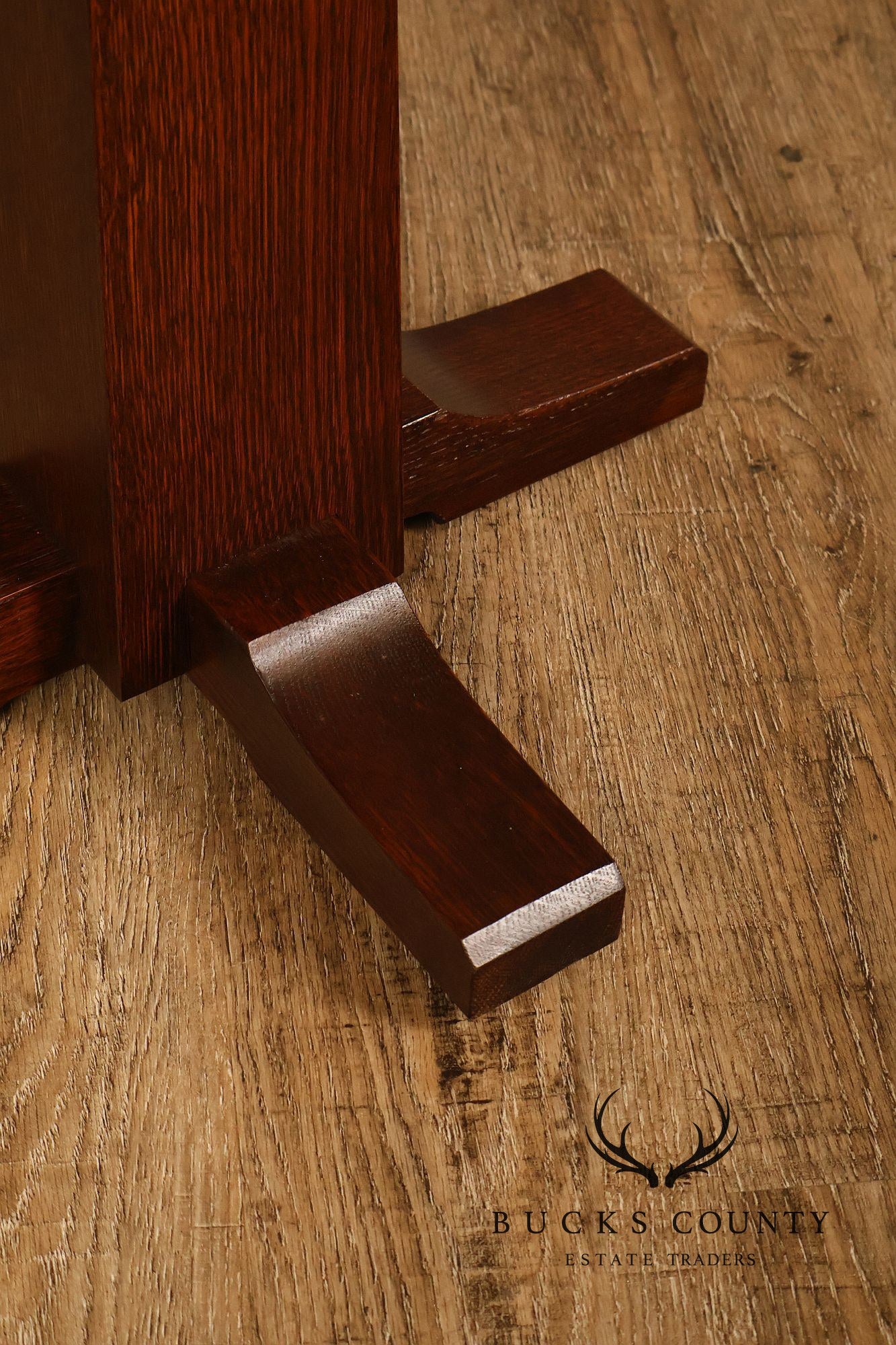Stickley Mission Collection Oak Pedestal