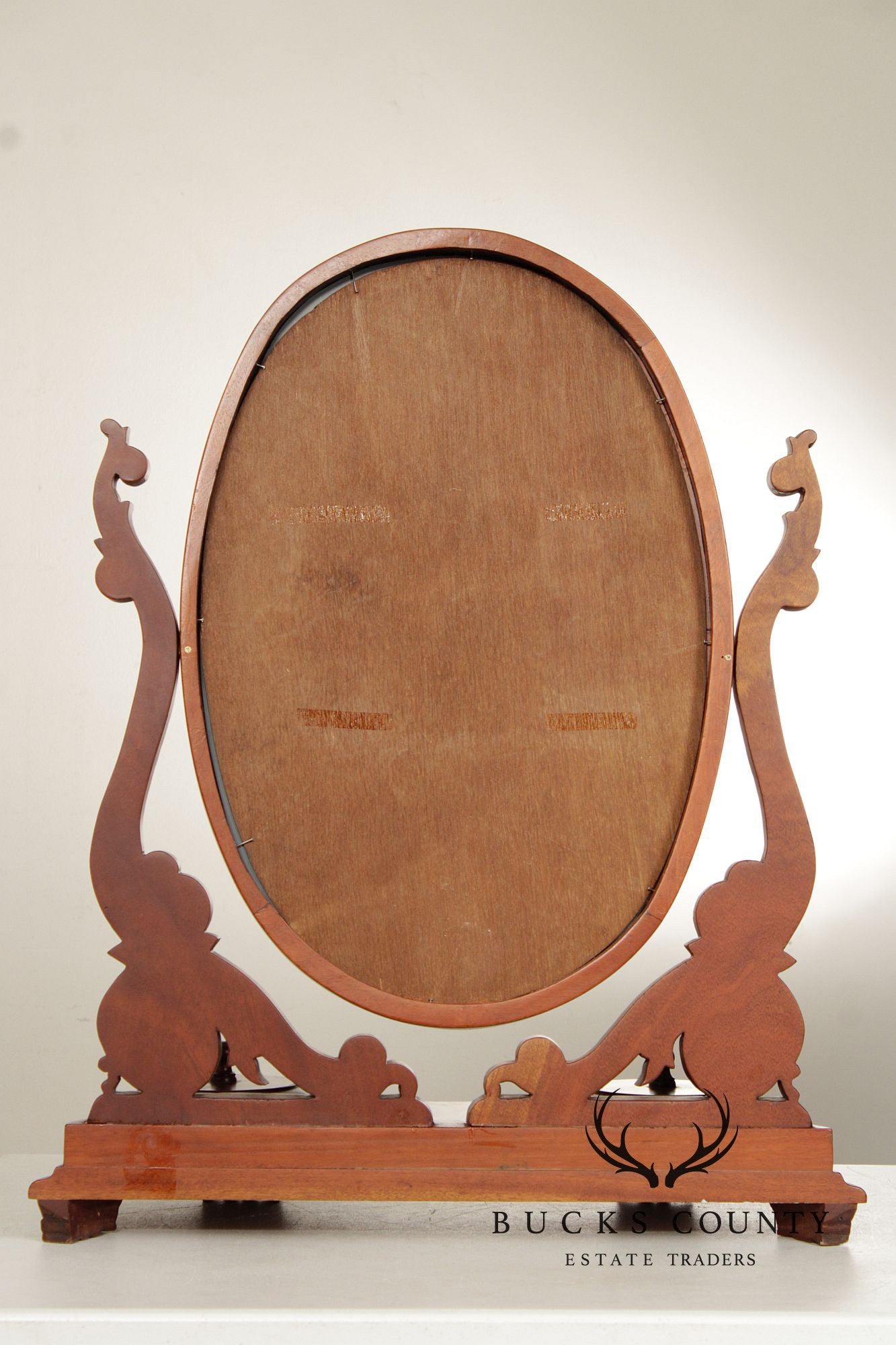 Victorian Style Vintage Mahogany Dresser Mirror