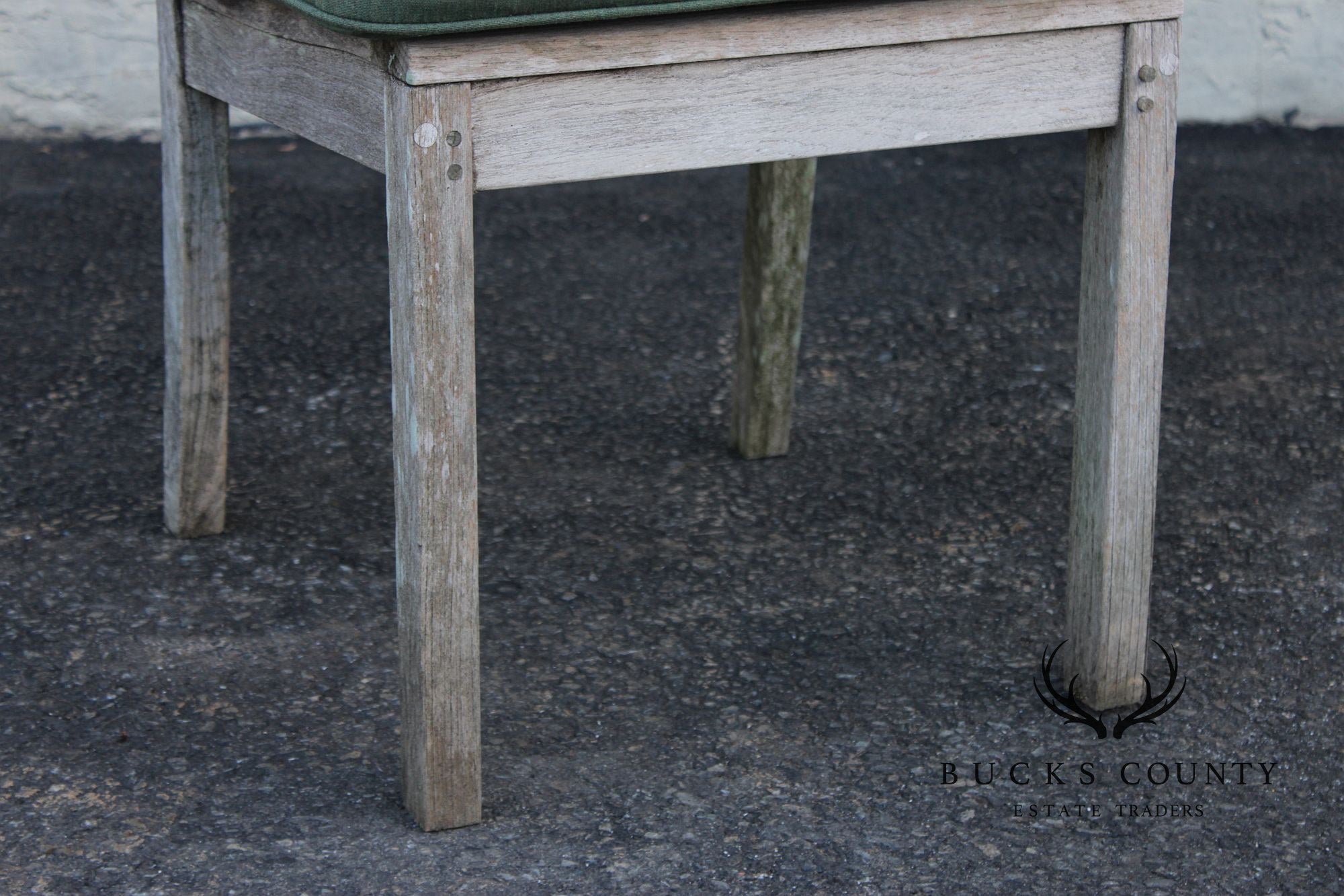 Gloster Teak Outdoor Dining Table With Six Chairs