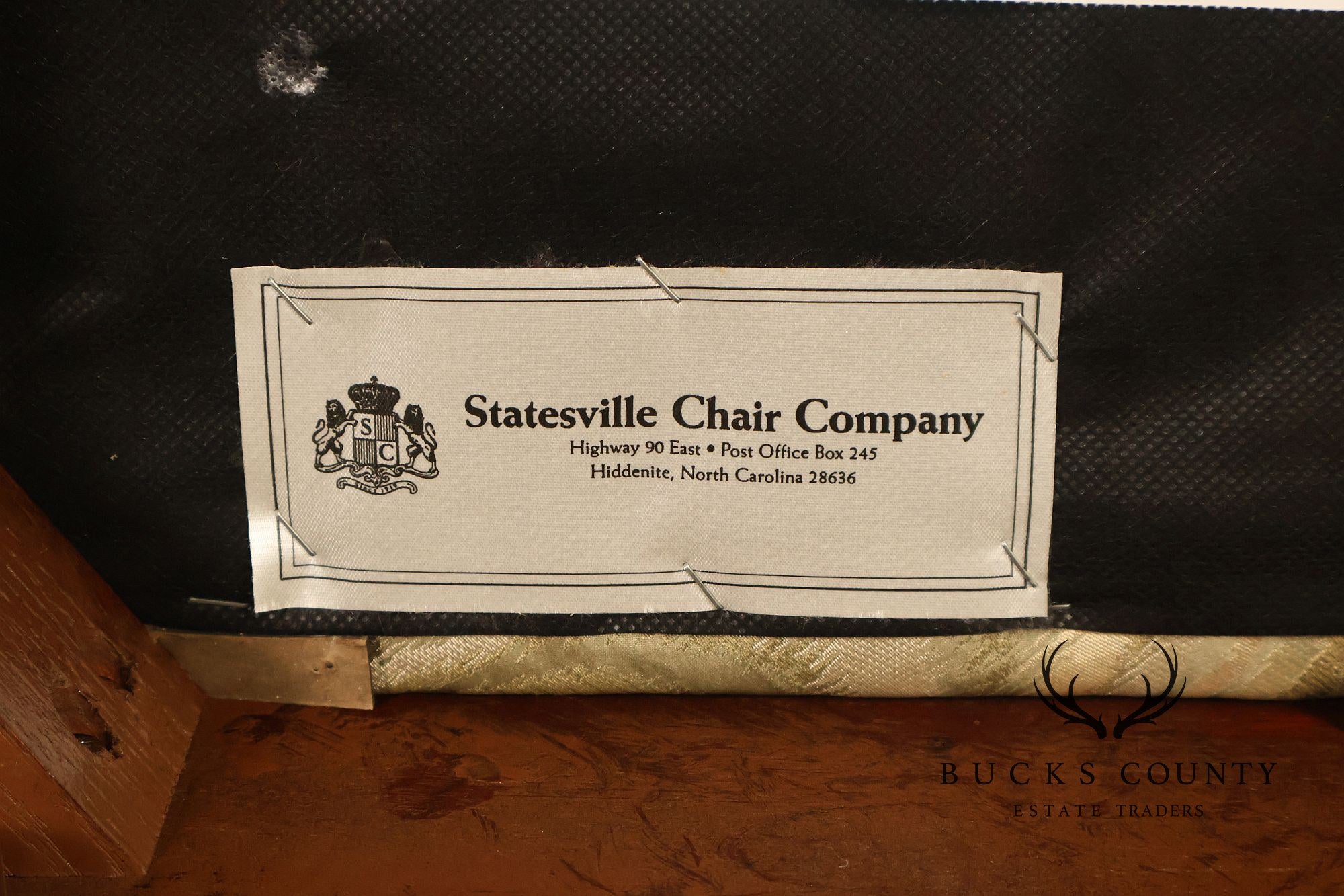 Statesville Chippendale Style Mahogany Corner Chair