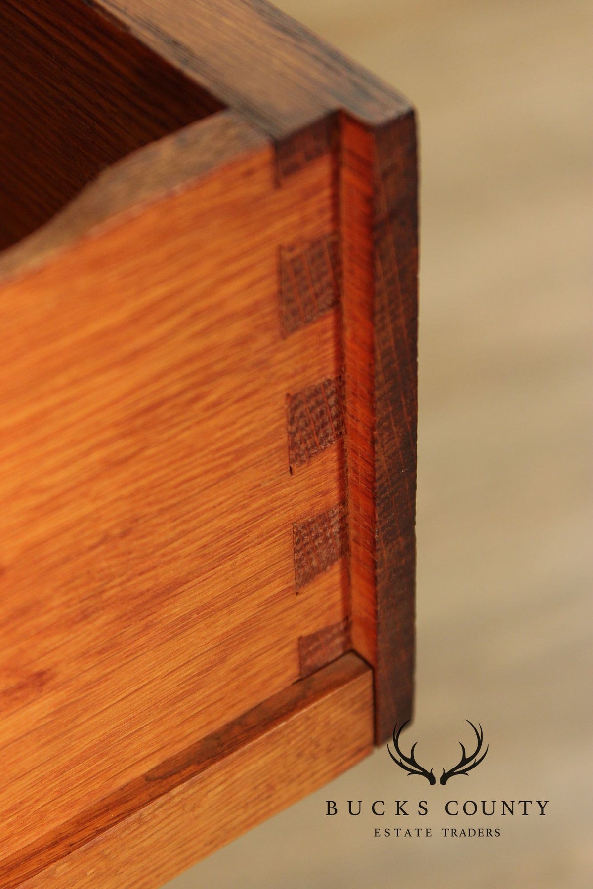 Lifetime Furniture Edwardian Oak Server With Drawer And Lower Shelf