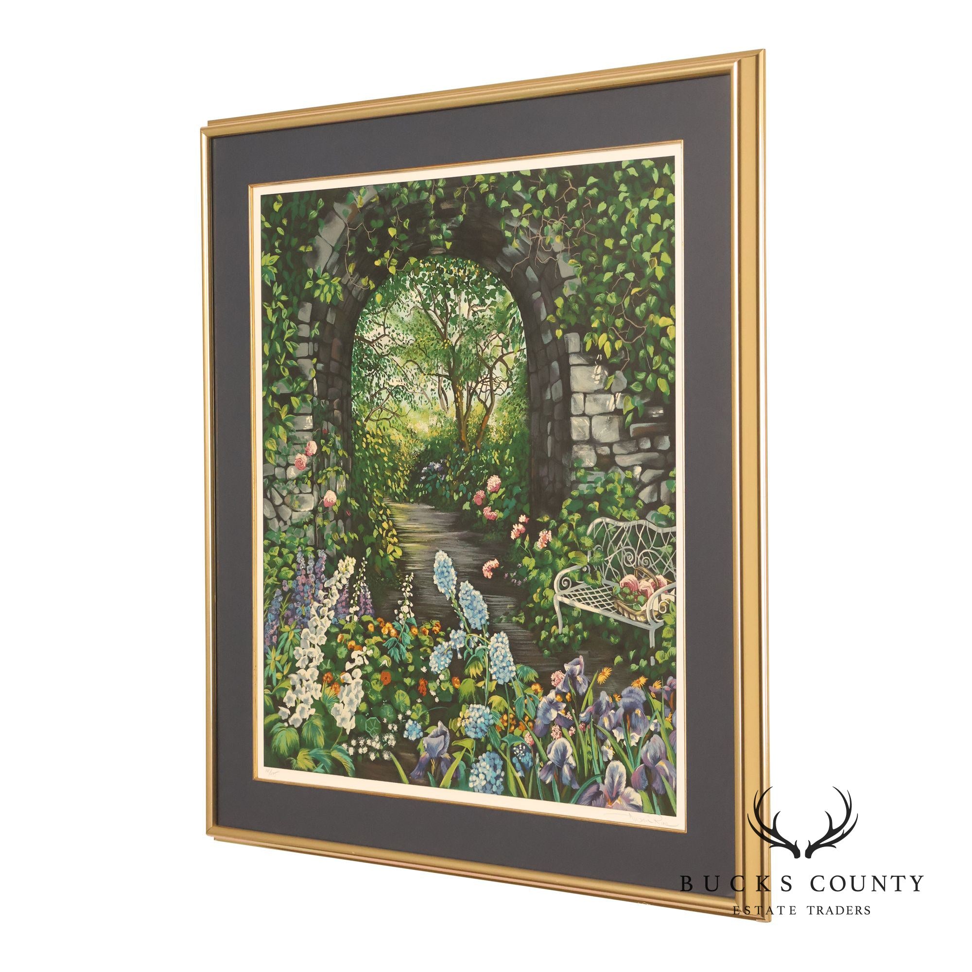 Susan Rios Limited Edition Print, Flower Garden