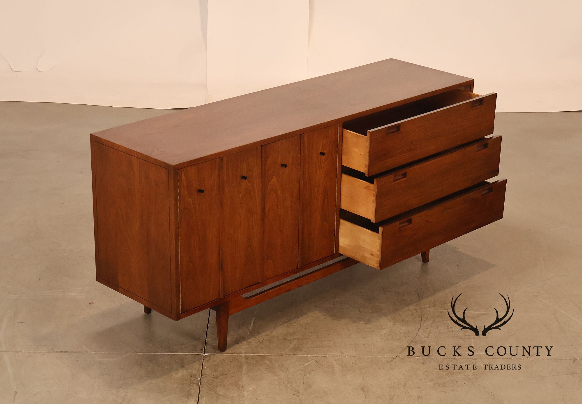 American of Martinsville Mid-Century Modern Walnut Dresser