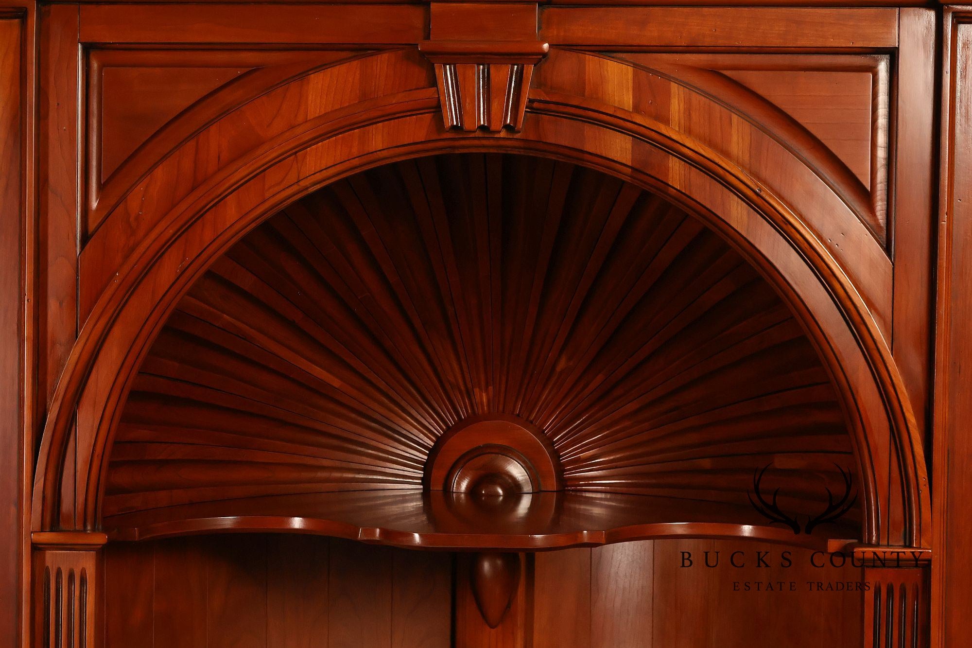 Harden Chippendale Style Cherry Library Bookcase