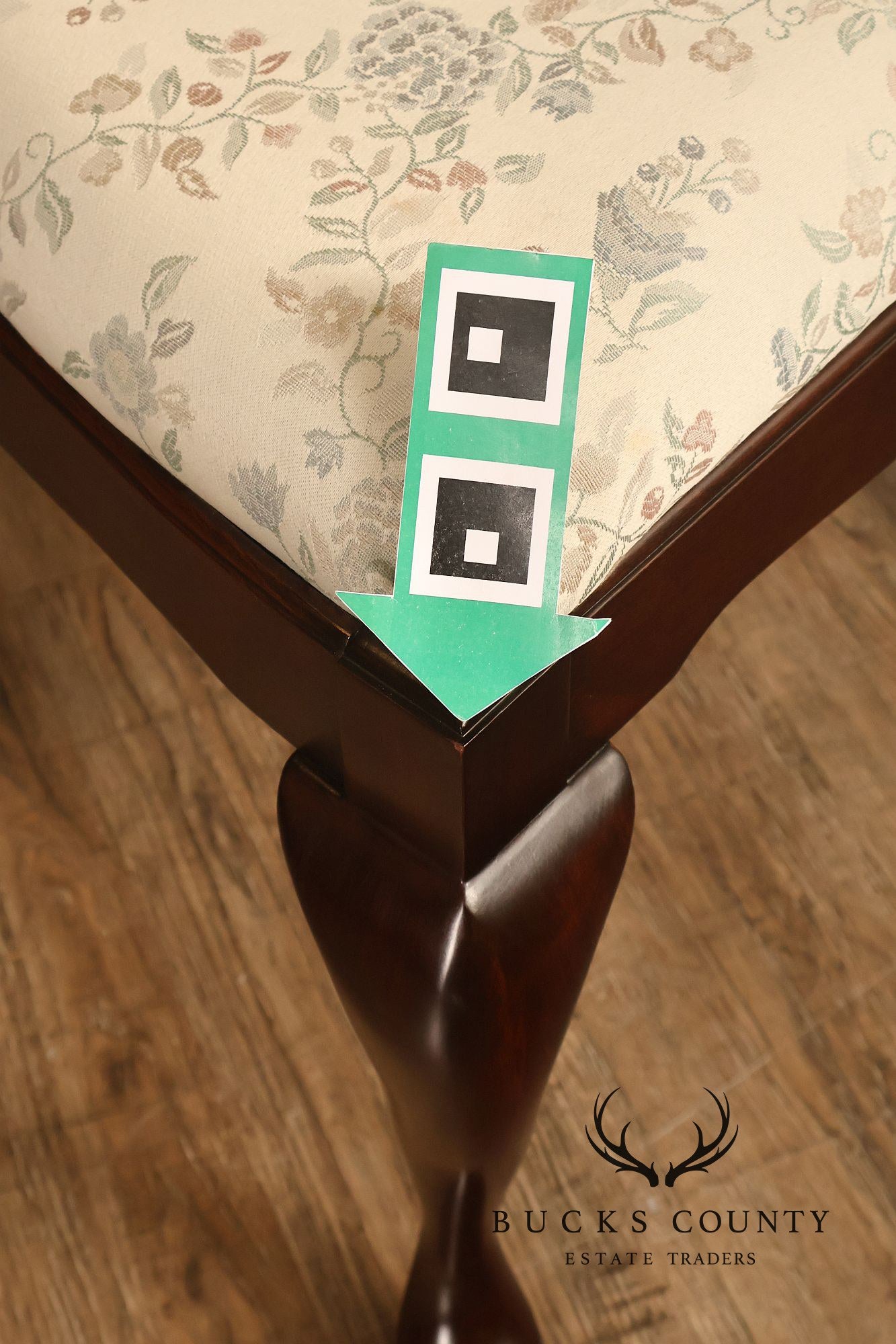 Harden Queen Anne Style Set of Six Cherry Dining Chairs