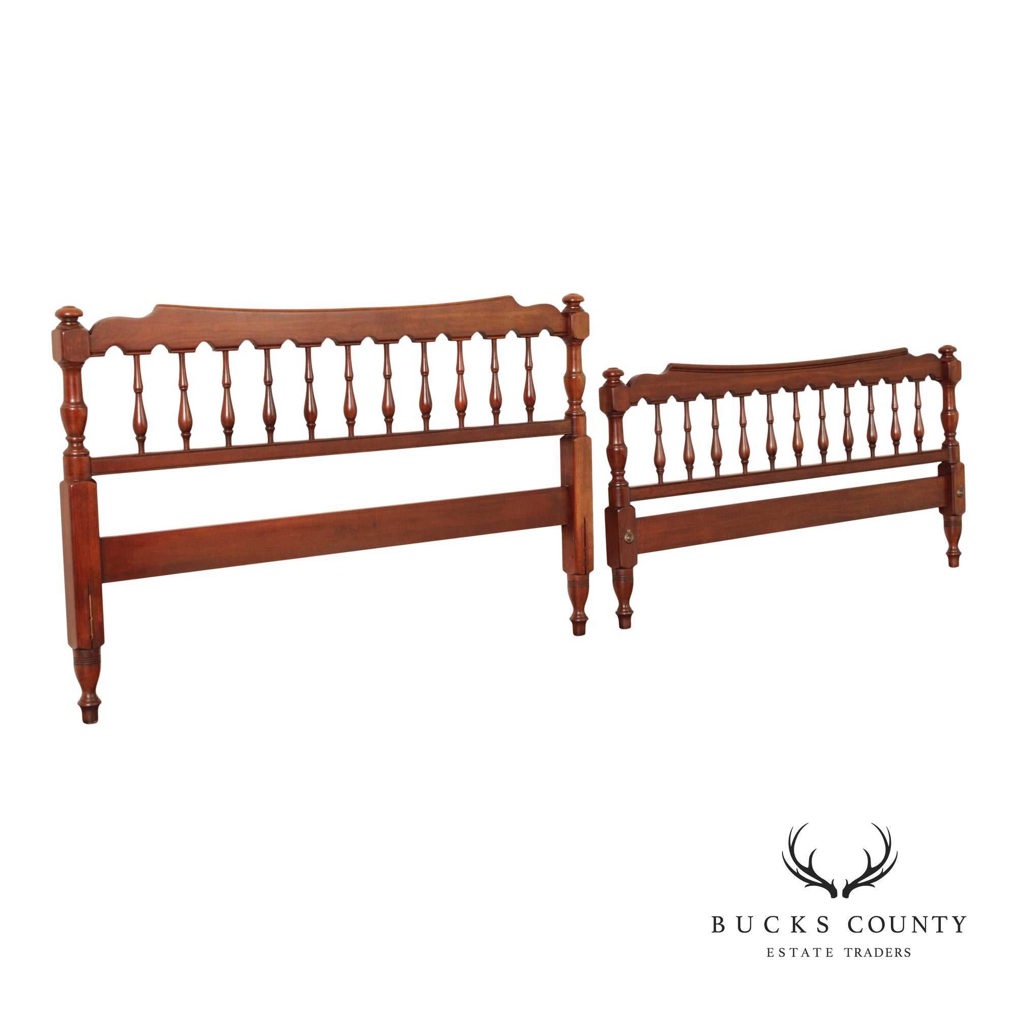 Pennsylvania House Vintage cherry spindle Headboard And Footboard