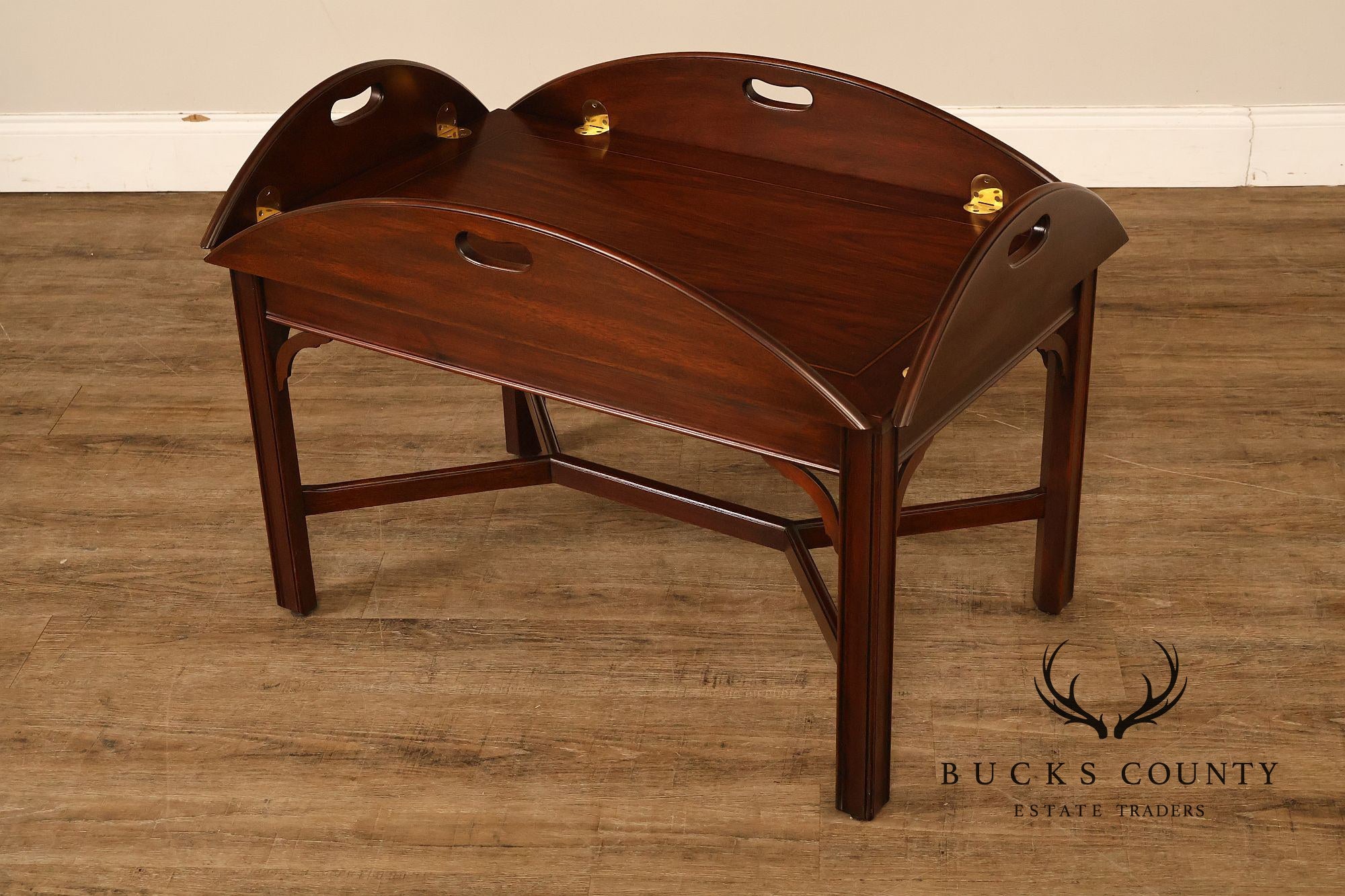 Henkel Harris Mahogany Butler’s Tray Coffee Table