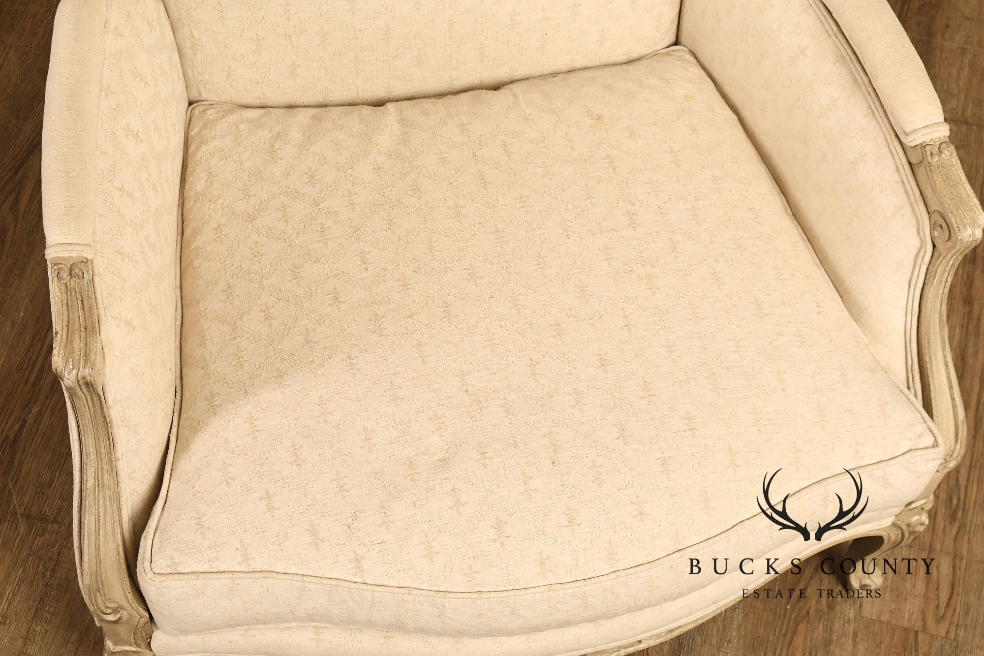 Pama Furniture Inc French Provincial Style Bergere Armchair