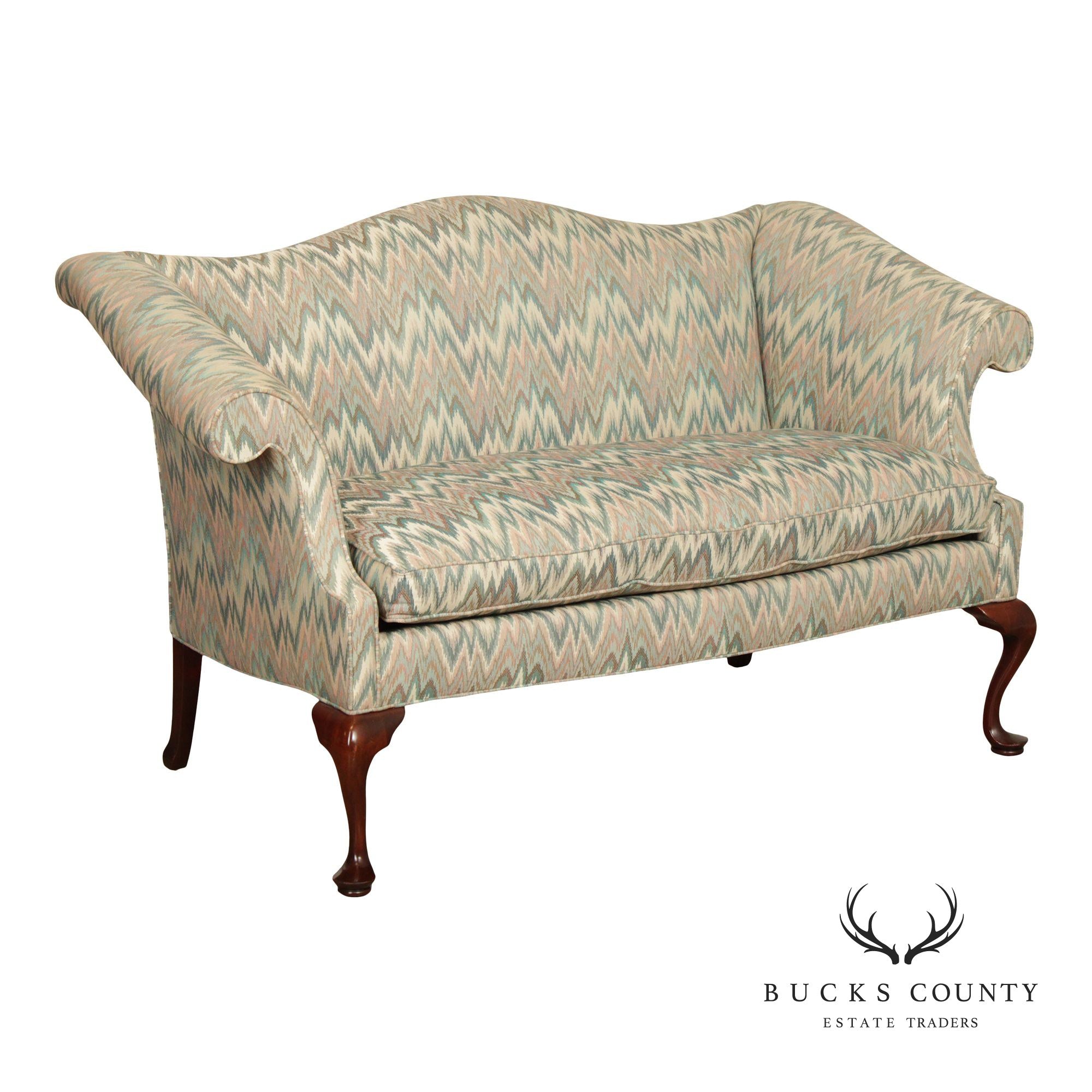 Southwood Queen Anne Style Mahogany Loveseat