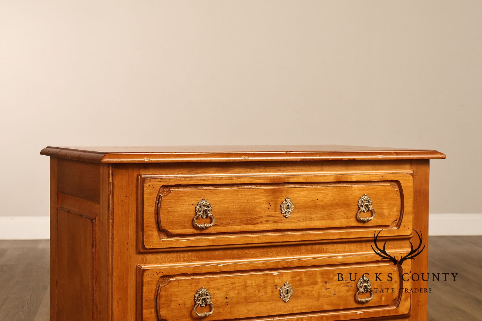 Ethan Allen 'Legacy' French Country Style Pair of Nightstands