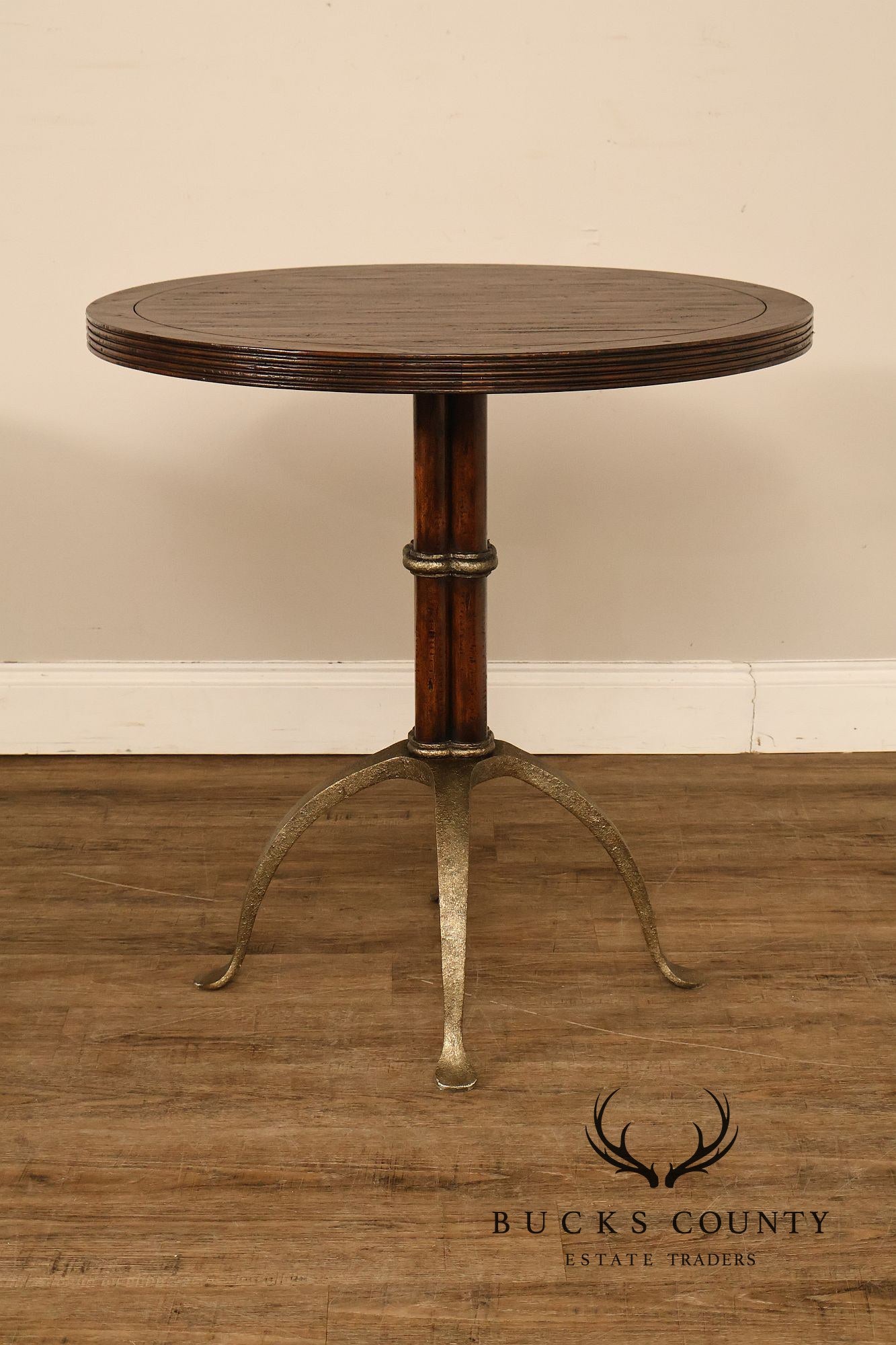 Theodore Alexander 'L'Usine' Round Bistro Accent Table