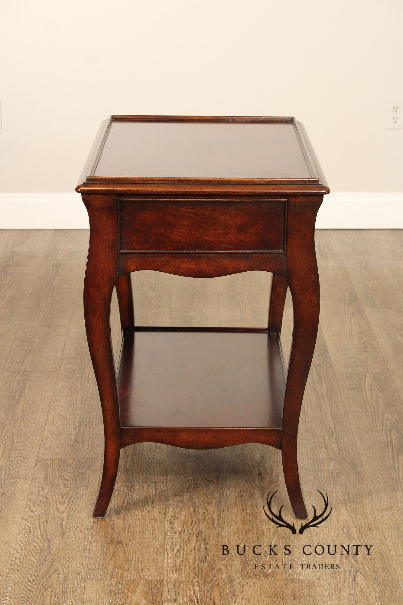 Bernhardt Louis XV Style Carved Wooden Nightstand