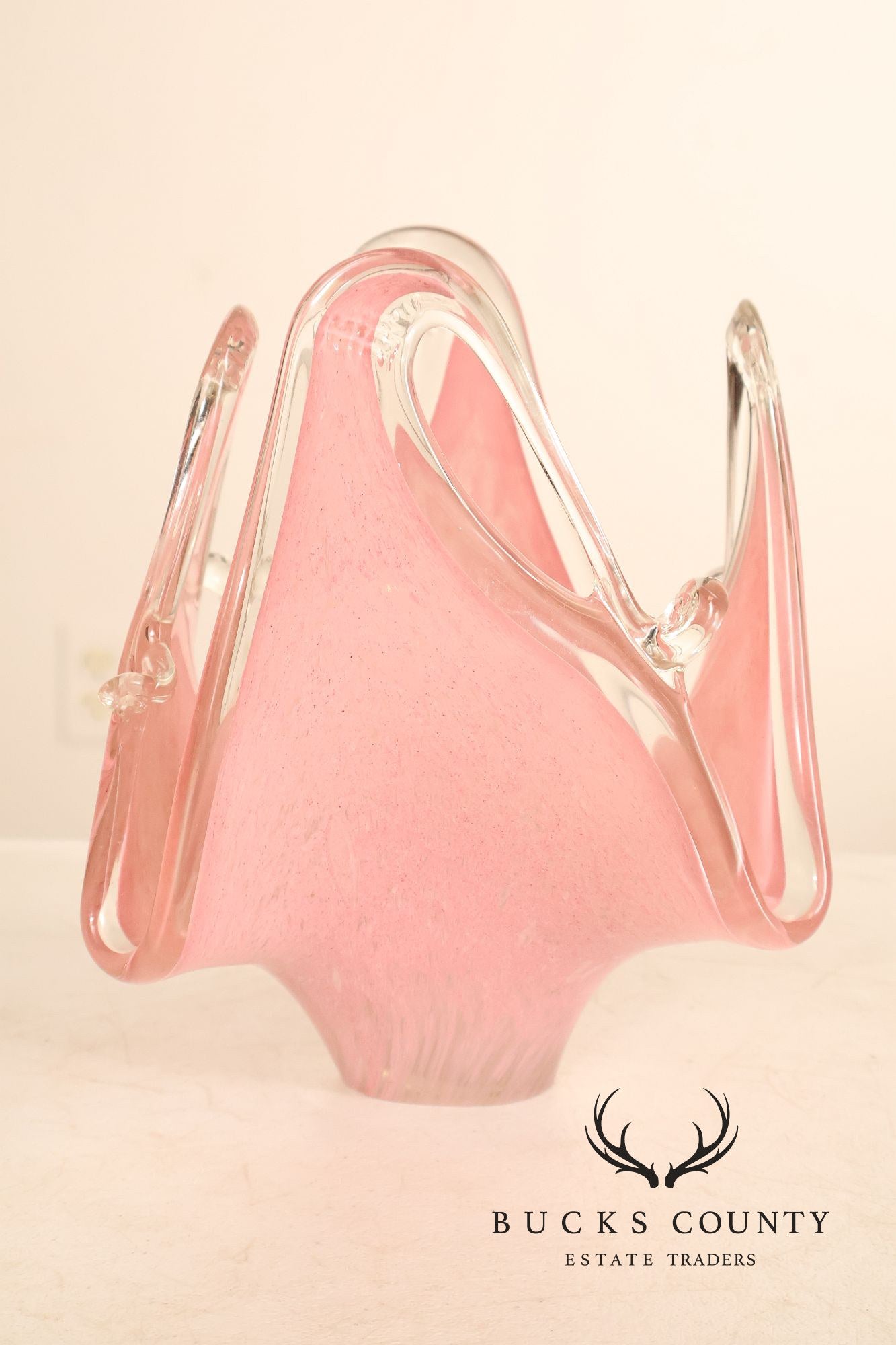 Murano Hand-Blown Decorative Vase