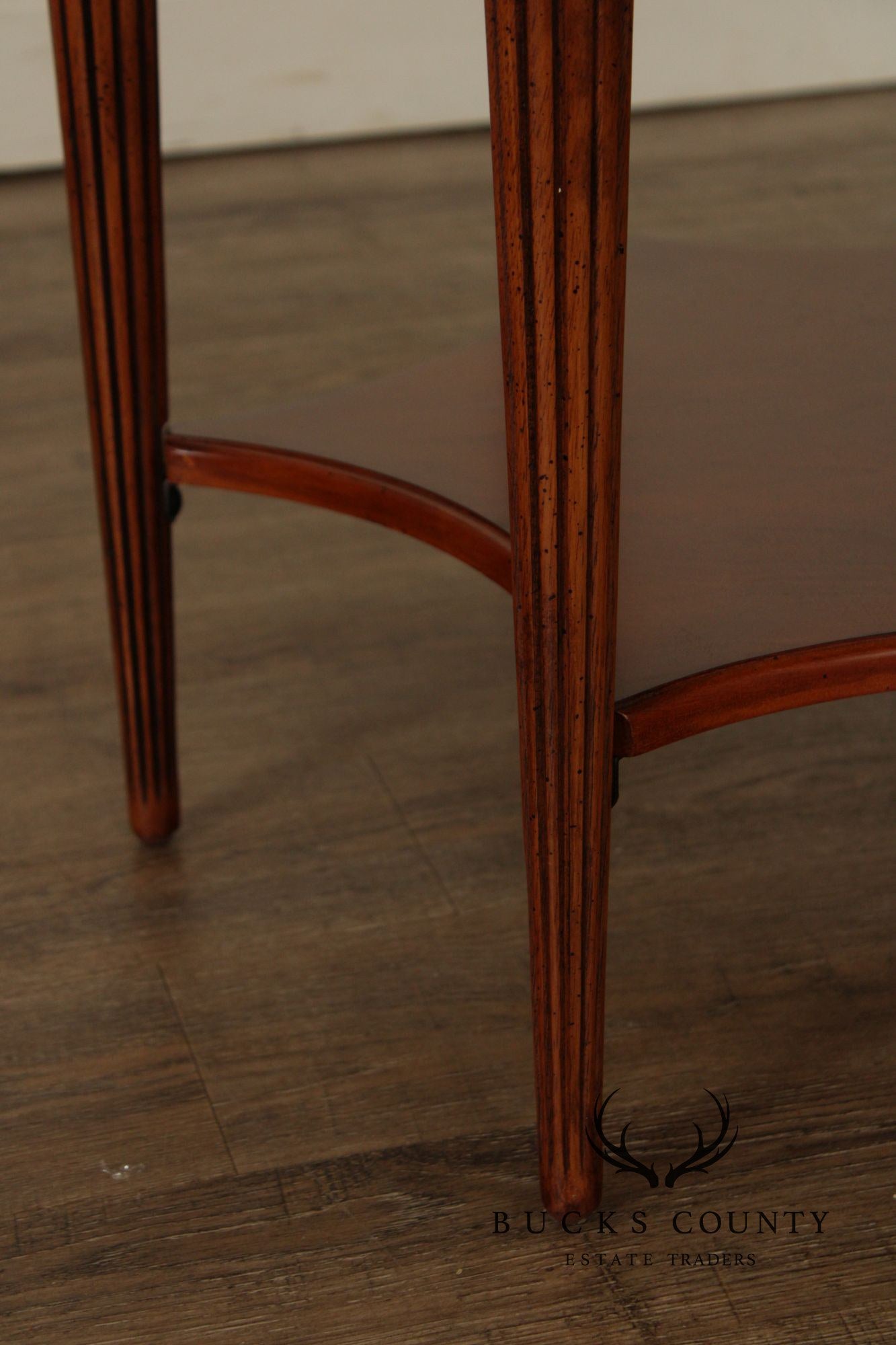 Butler 'Bainbridge' Inlaid Two-Tier Side Table