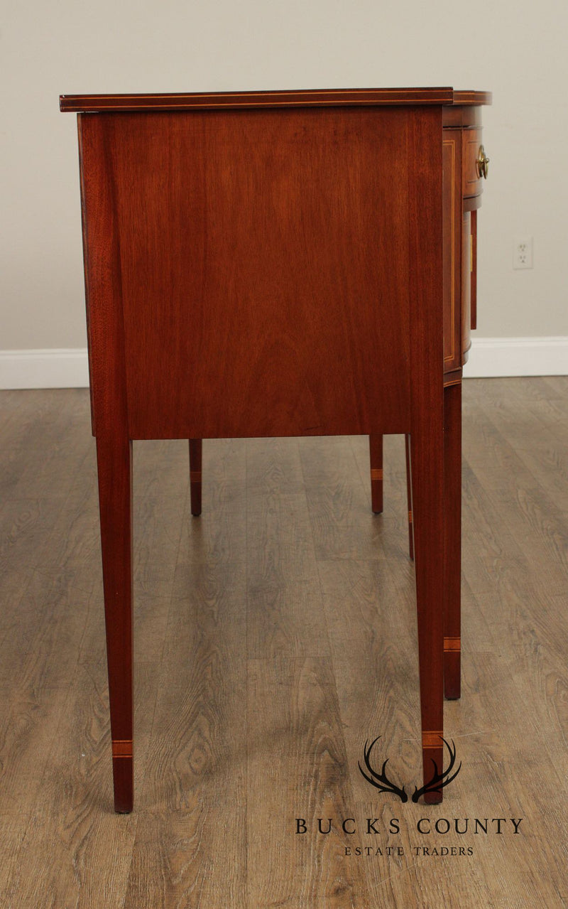 Biggs Furniture Vintage Federal Style Inlaid Mahogany Sideboard